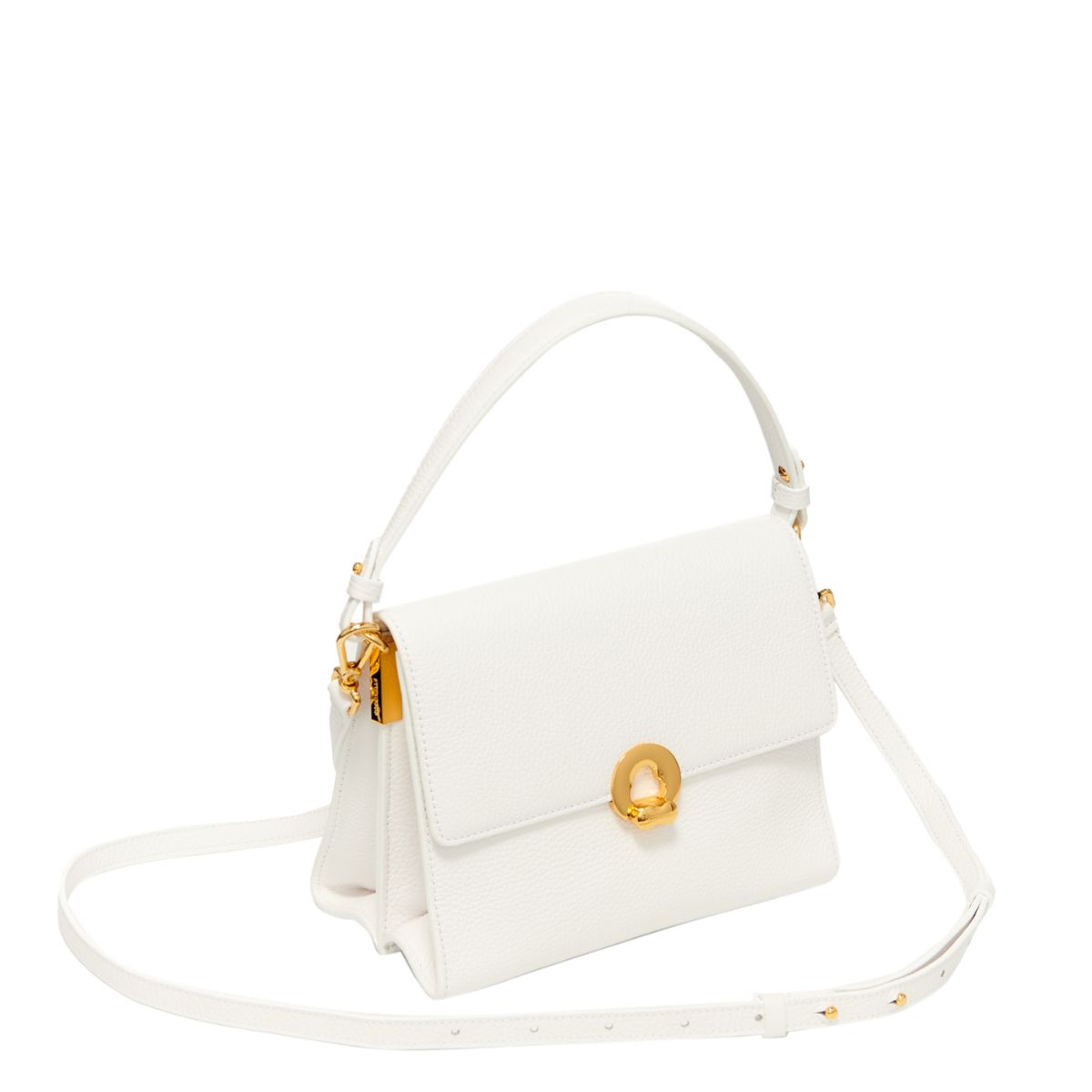 Coccinelle Borsa a spalla Binxie Medium Brillant White - 3