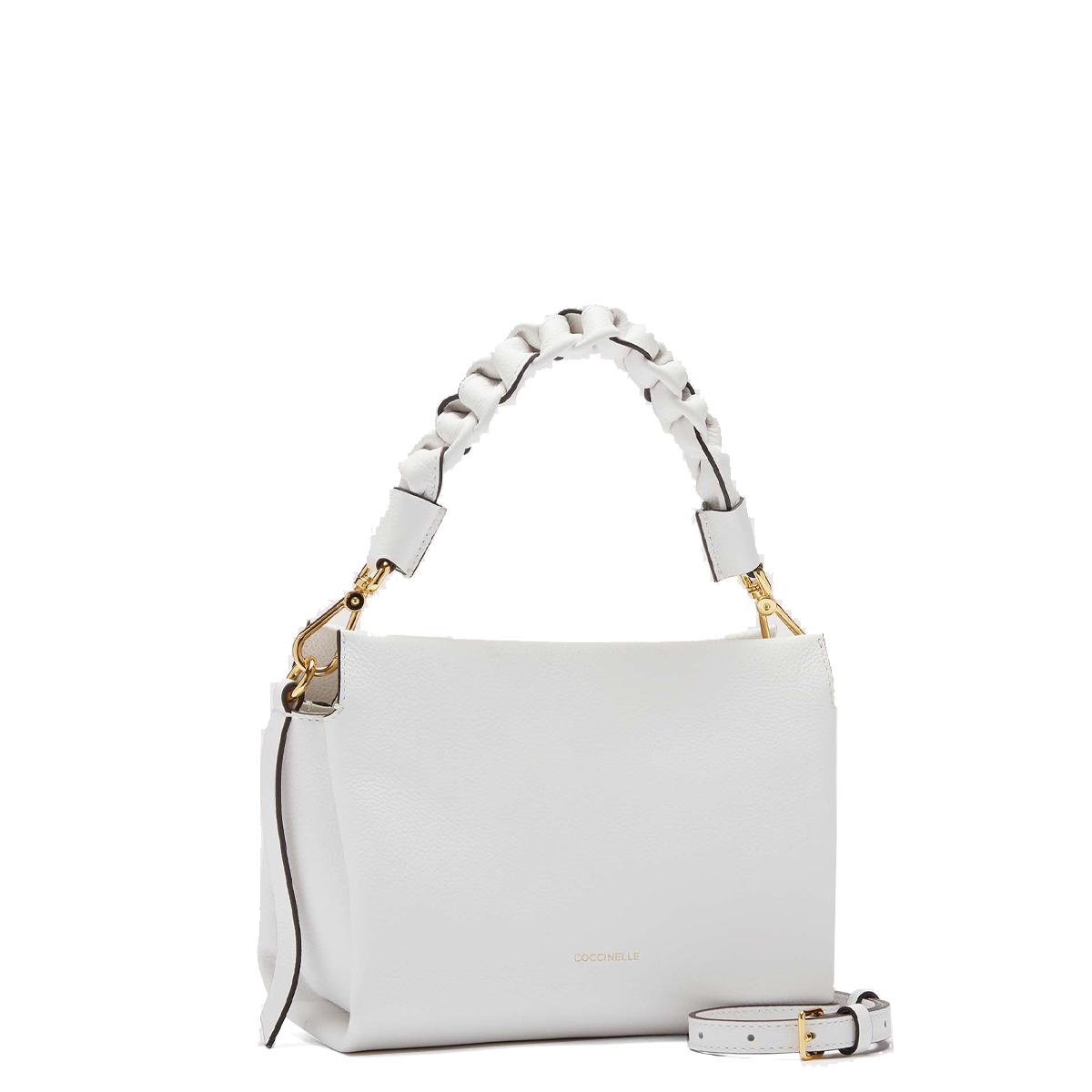 Coccinelle Borsa a mano Boheme Small Brillant White Celadon Green - 2