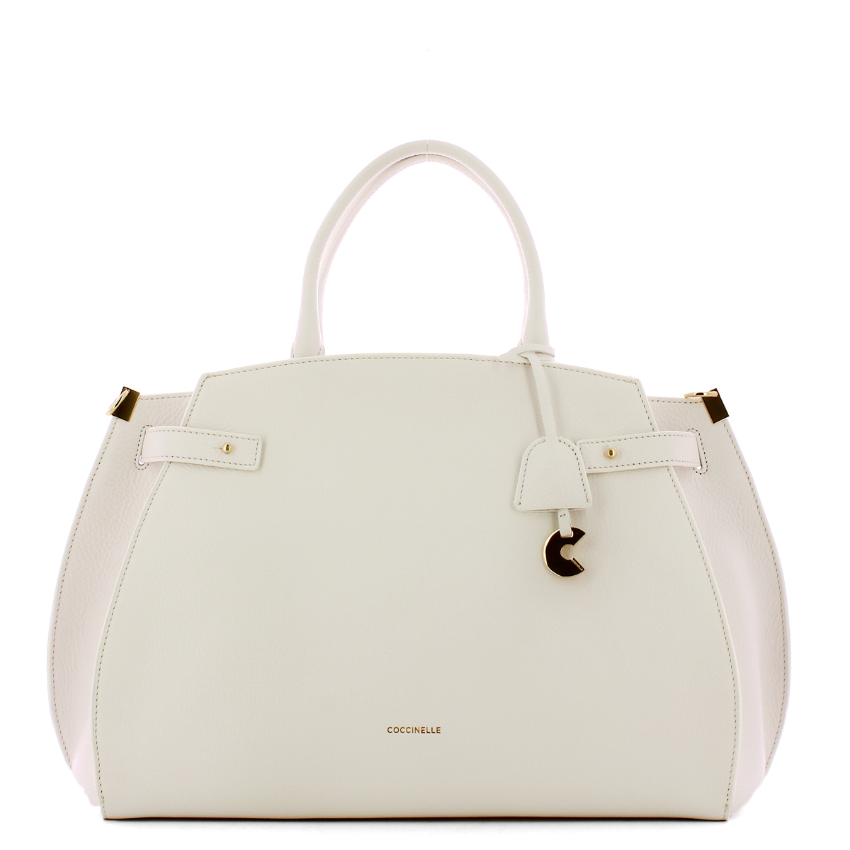 Coccinelle Borsa a mano Kliche Large Brillant White - 1