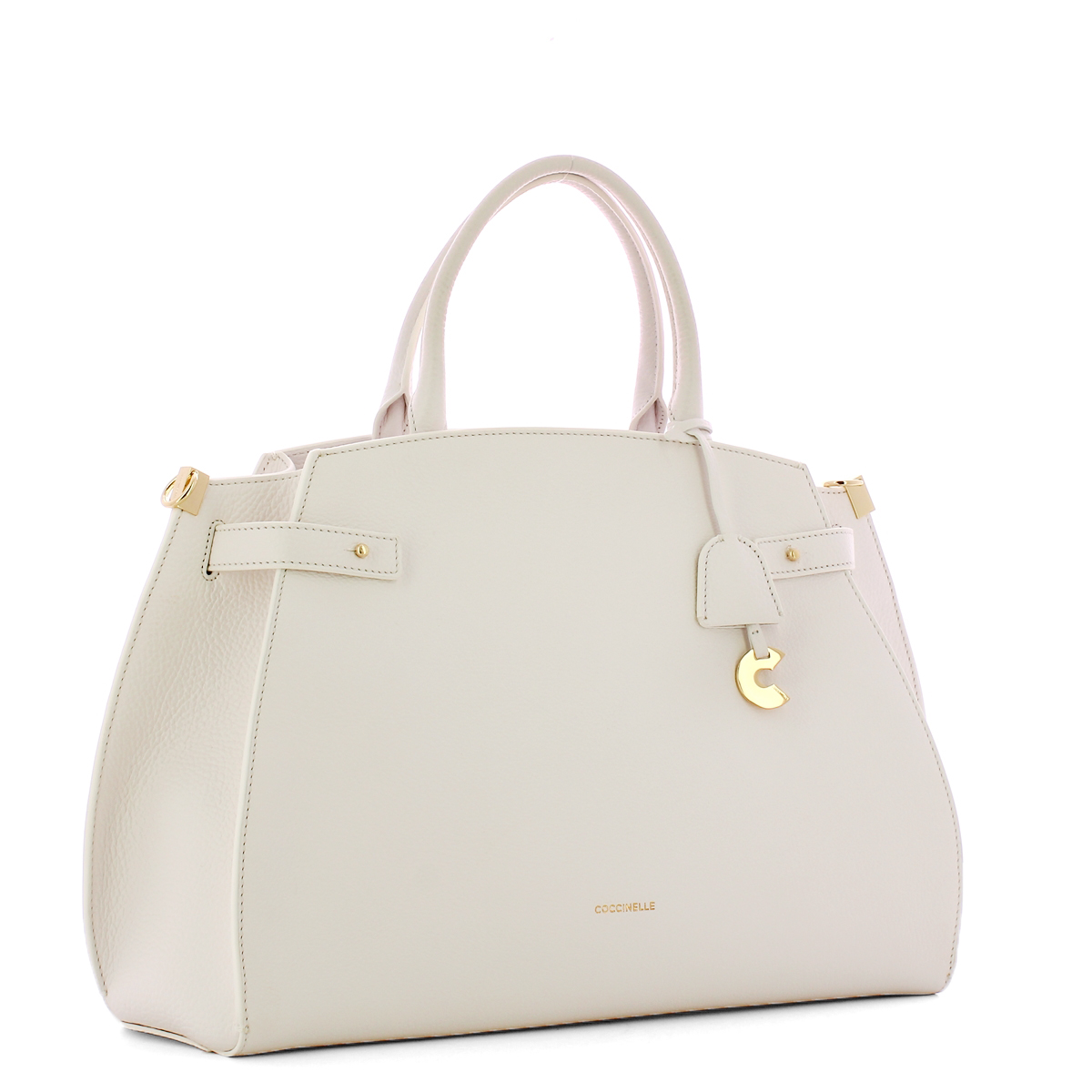 Coccinelle Borsa a mano Kliche Large Brillant White - 2