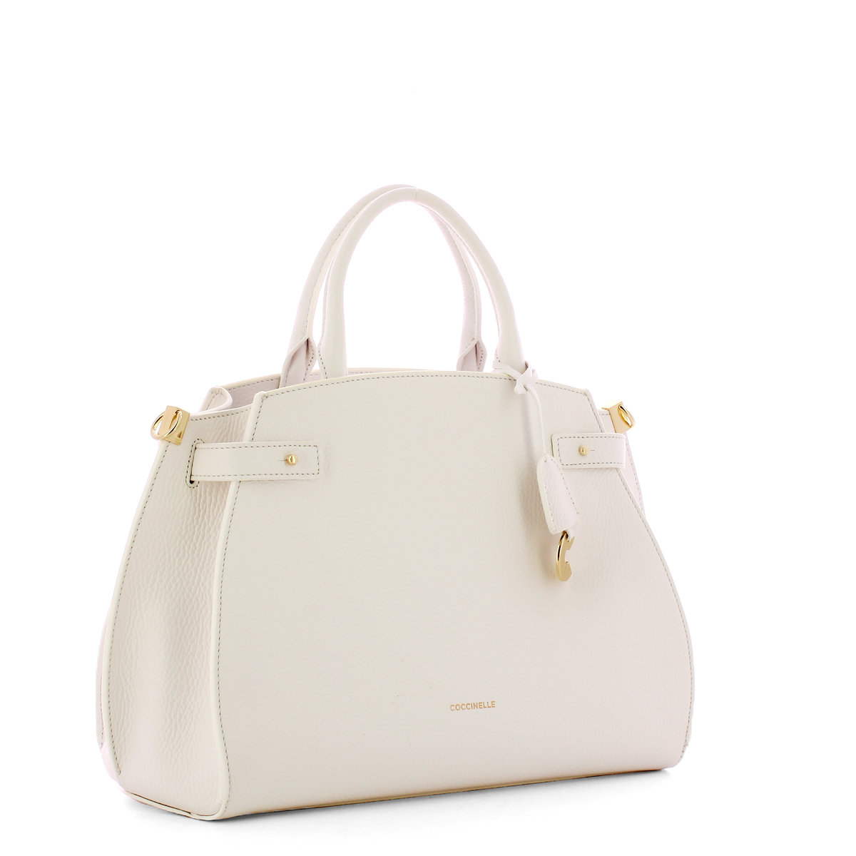 Coccinelle Borsa a mano Kliche Medium Brillant White - 2