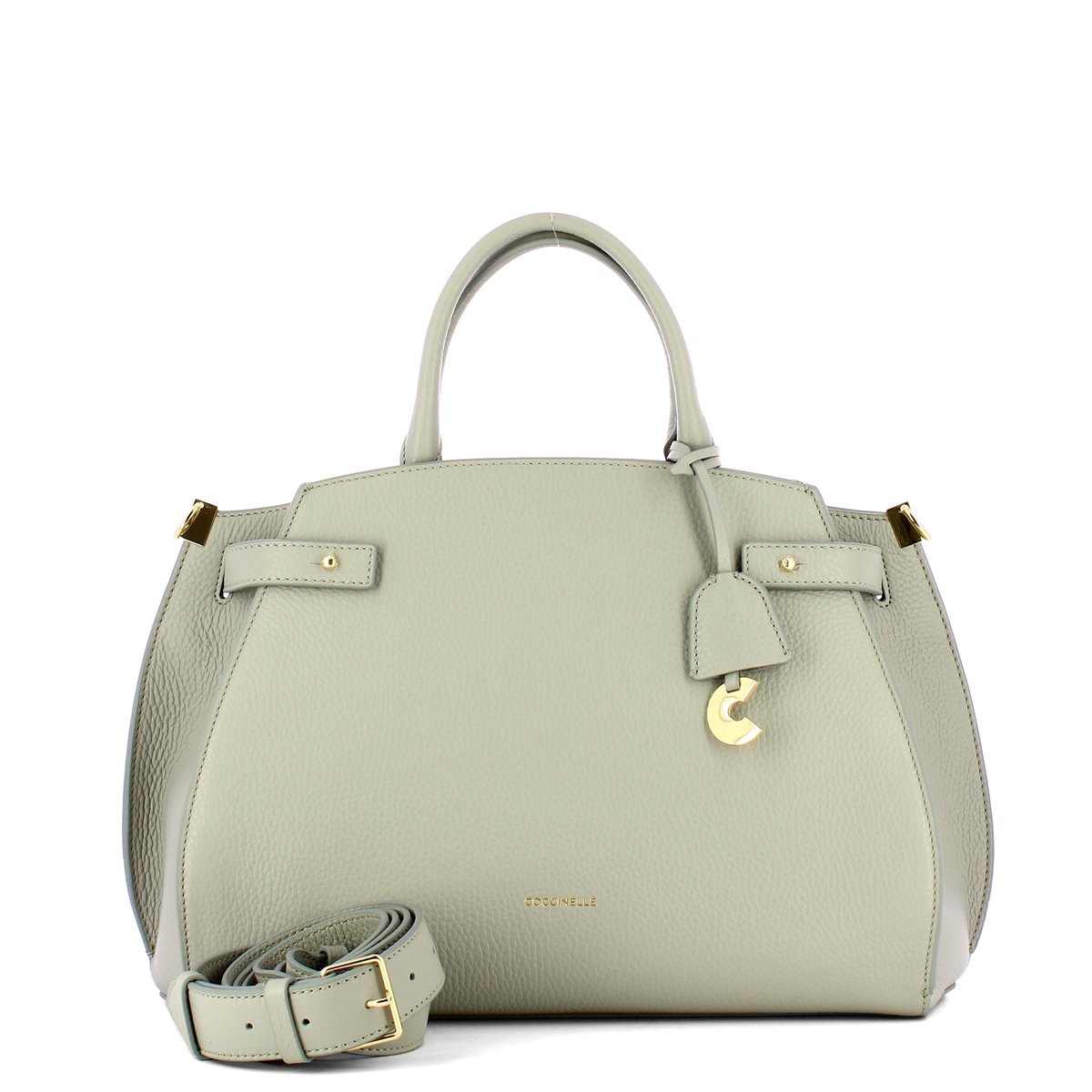 Coccinelle Borsa a mano Kliche Medium Light Grey - 4