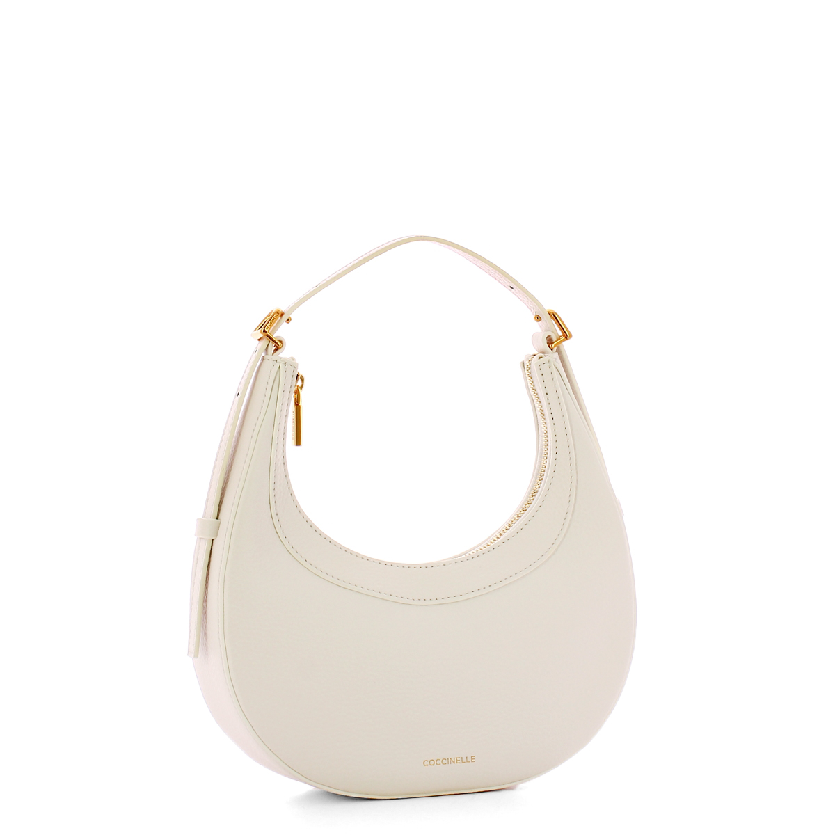 Coccinelle Hobo Bag Whisper Brillant White - 2