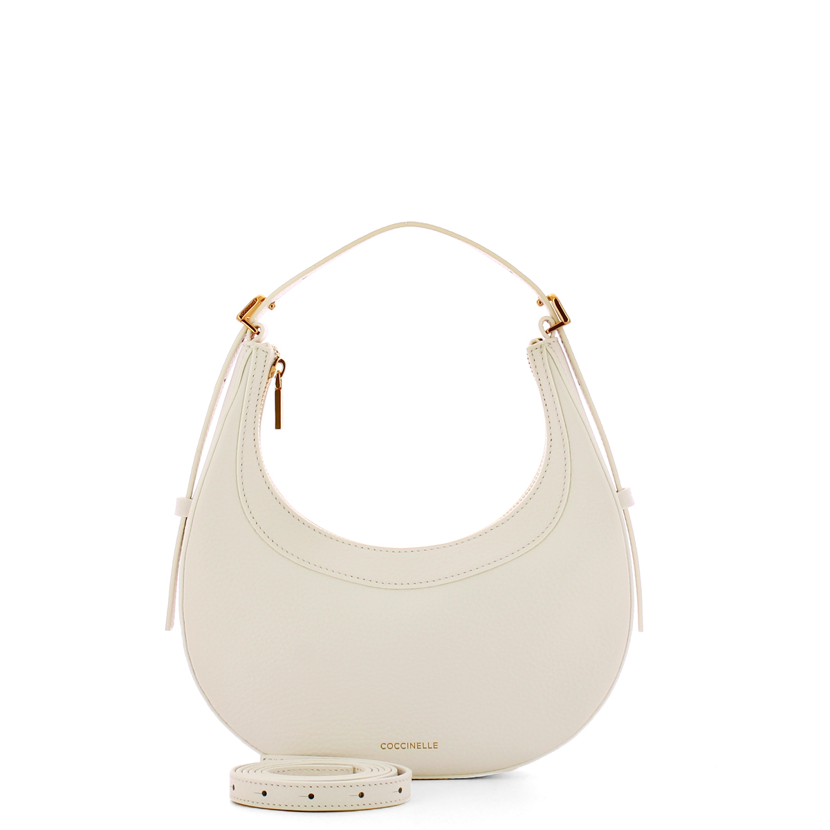 Coccinelle Hobo Bag Whisper Brillant White - 4