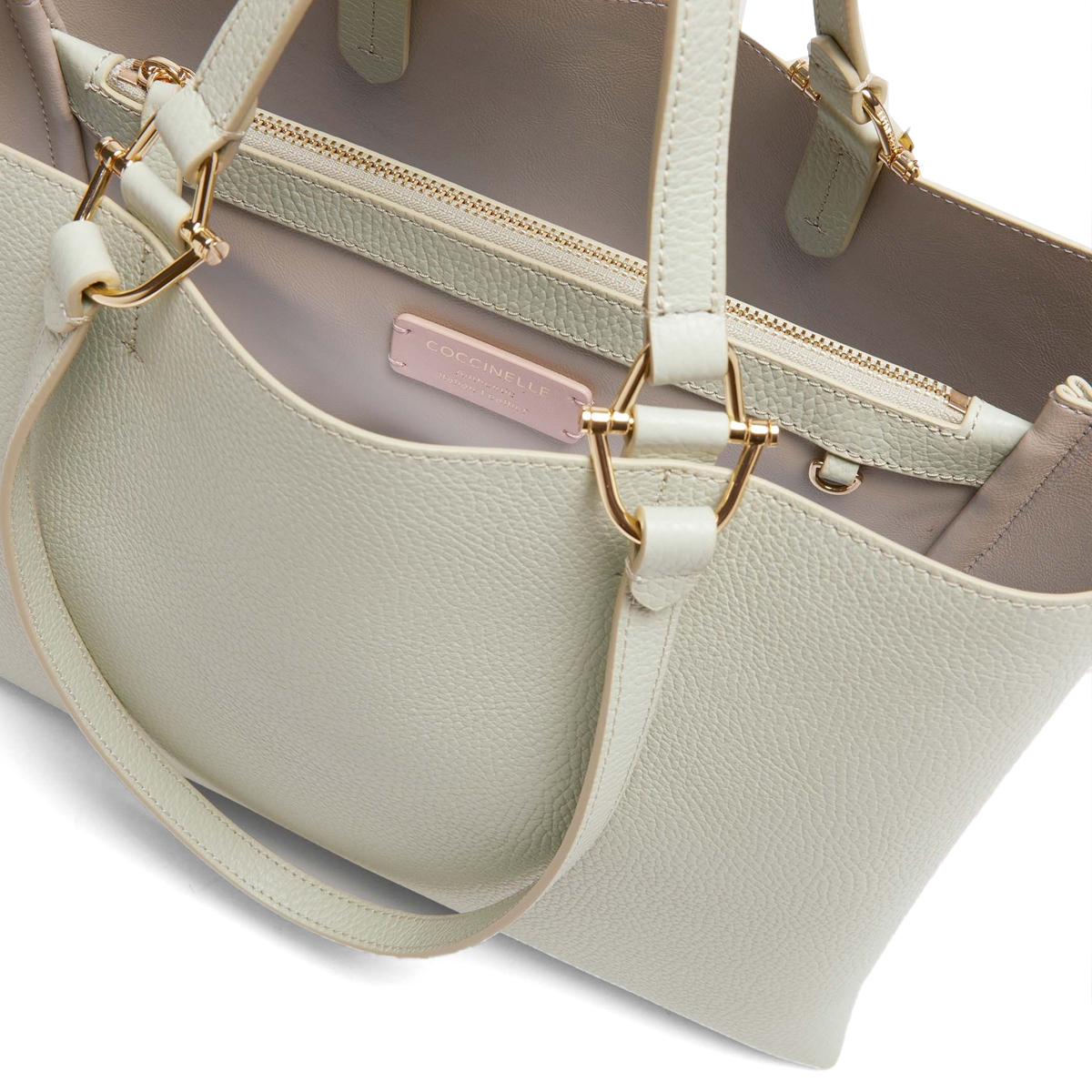 Coccinelle Borsa a spalla Hop Medium Celadon Green - 4