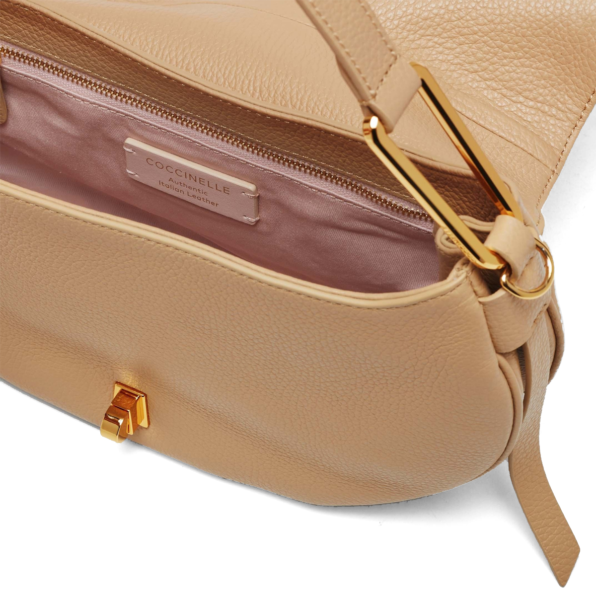 Coccinelle Borsa a spalla Magie Medium Fresh Beige - 4