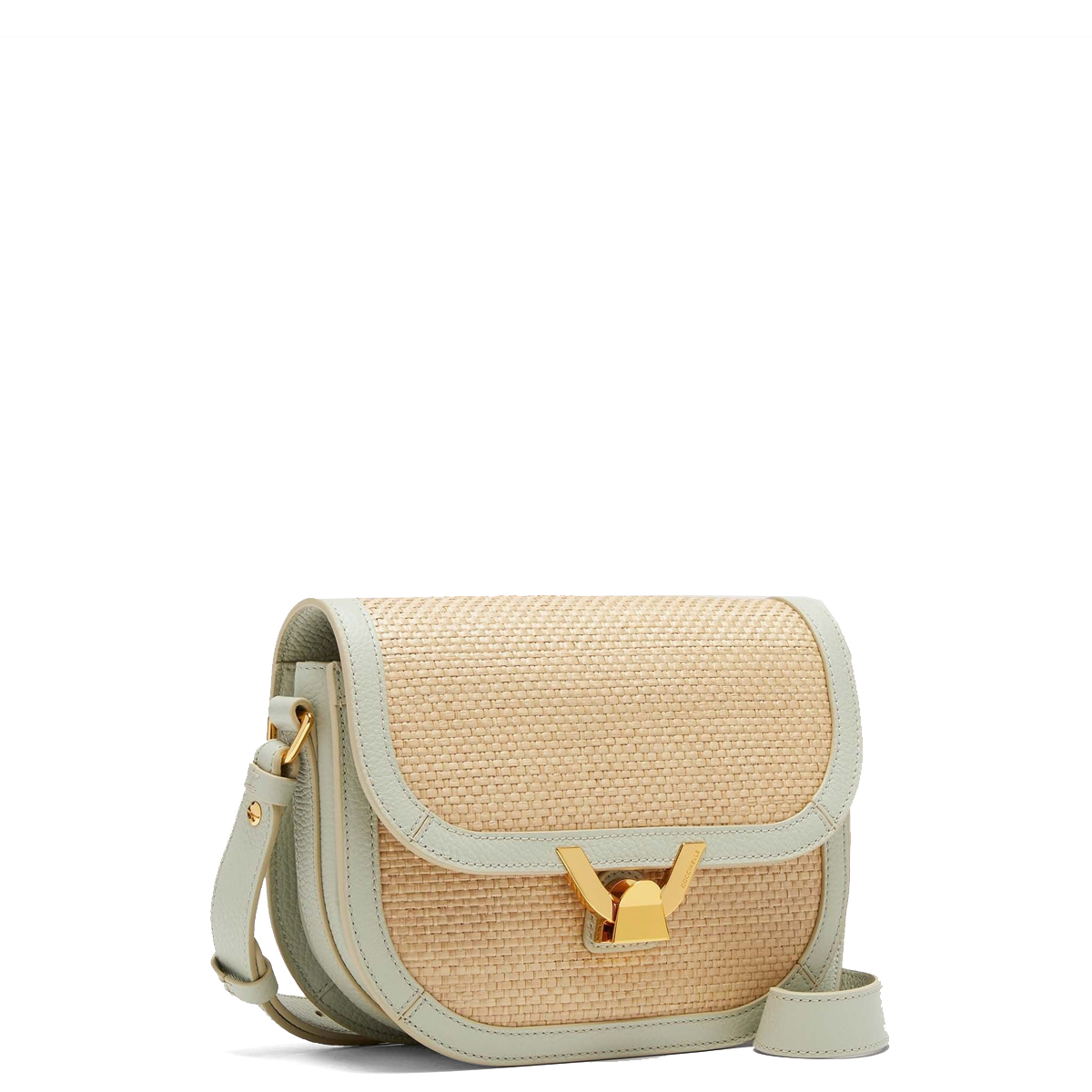 Coccinelle Borsa a tracolla Dew Straw Small Celadon Green - 2