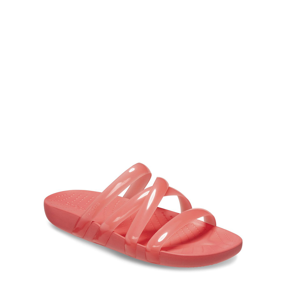 Crocs Sandali Splash Glossy Strappy W Neon Watermelon - 2