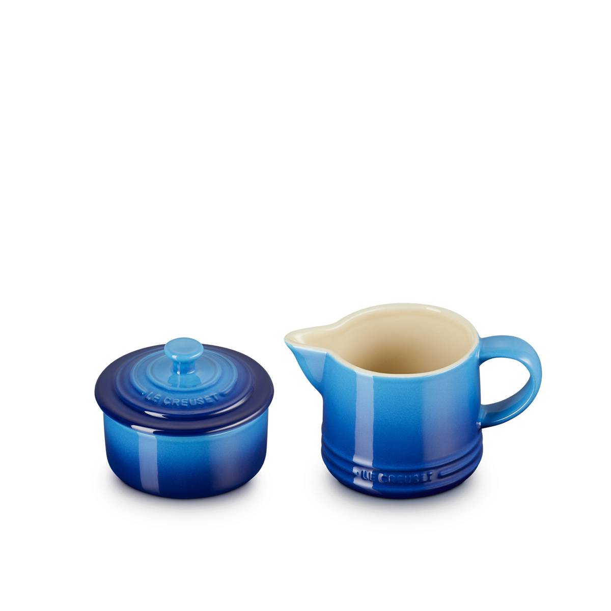 Le Creuset Set Latte e Zucchero Evolution Azure Blu - 2