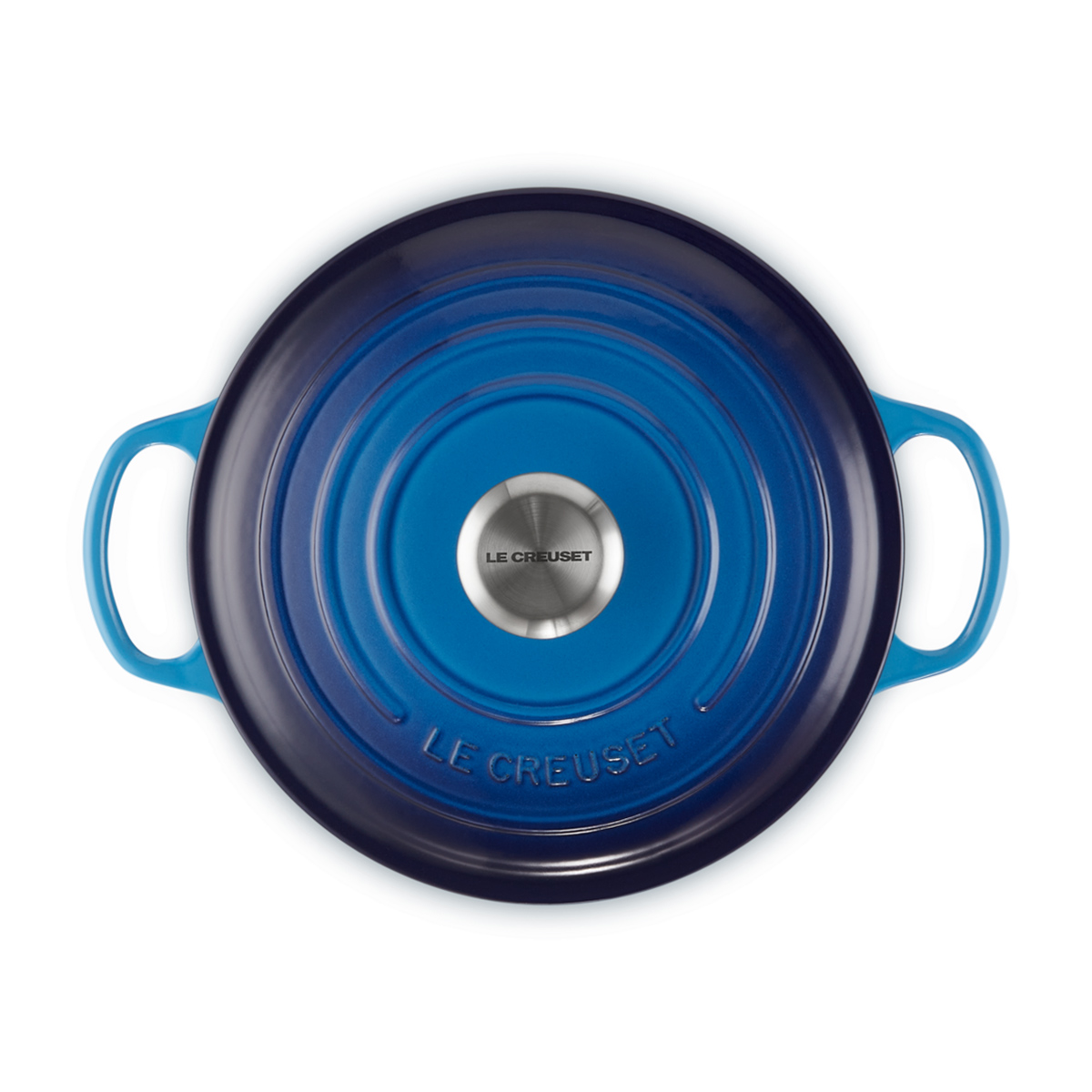 Le Creuset Cocotte Rotonda Evolution 24 cm Azure Blu - 4