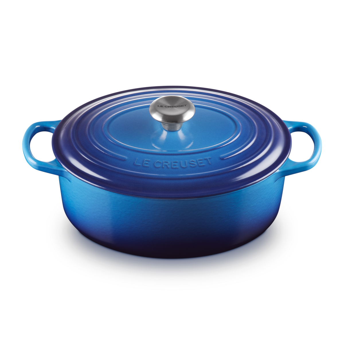 Le Creuset Cocotte Ovale Evolution 29 cm Azure Blu - 2