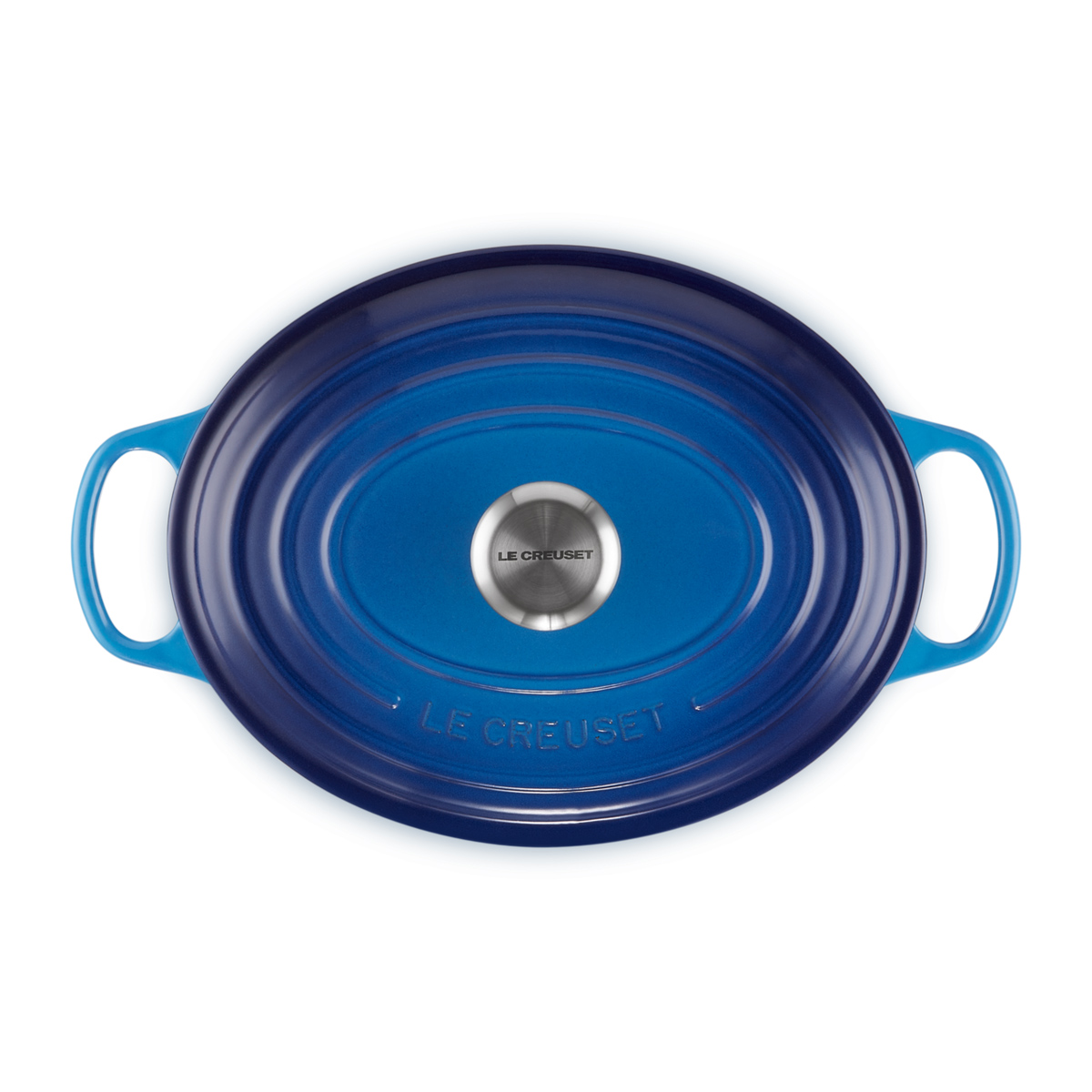 Le Creuset Cocotte Ovale Evolution 29 cm Azure Blu - 4