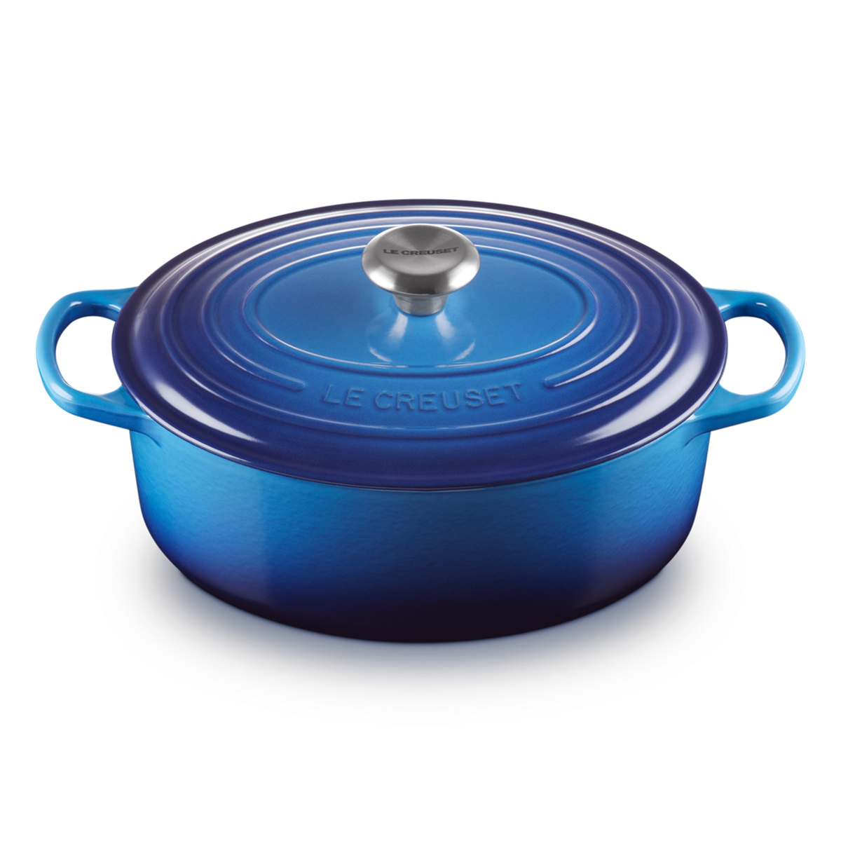 Le Creuset Cocotte Ovale Evolution 31 cm Azure Blu - 2