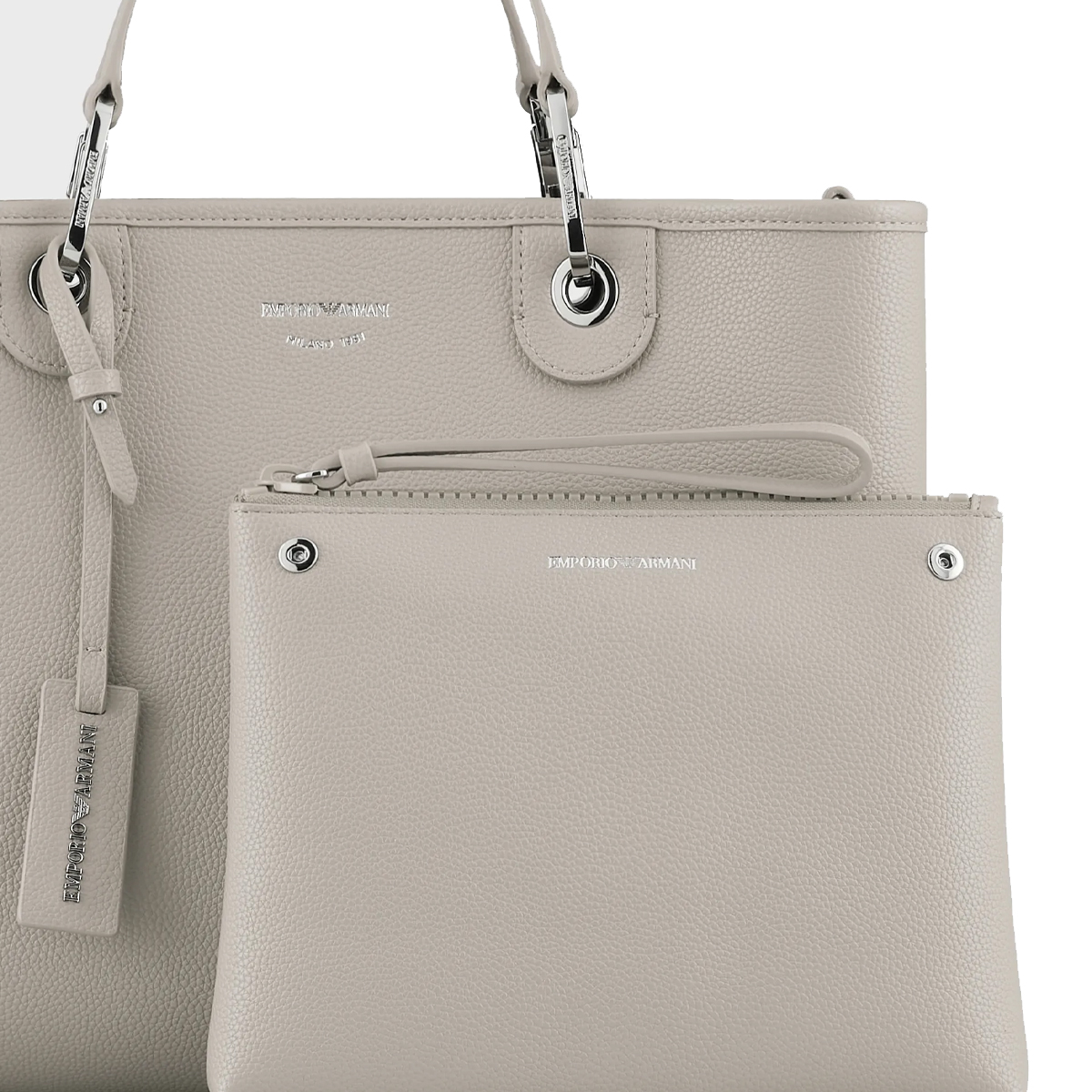 Emporio Armani Borsa a mano MyEA Media Mercurio Geraneo - 4