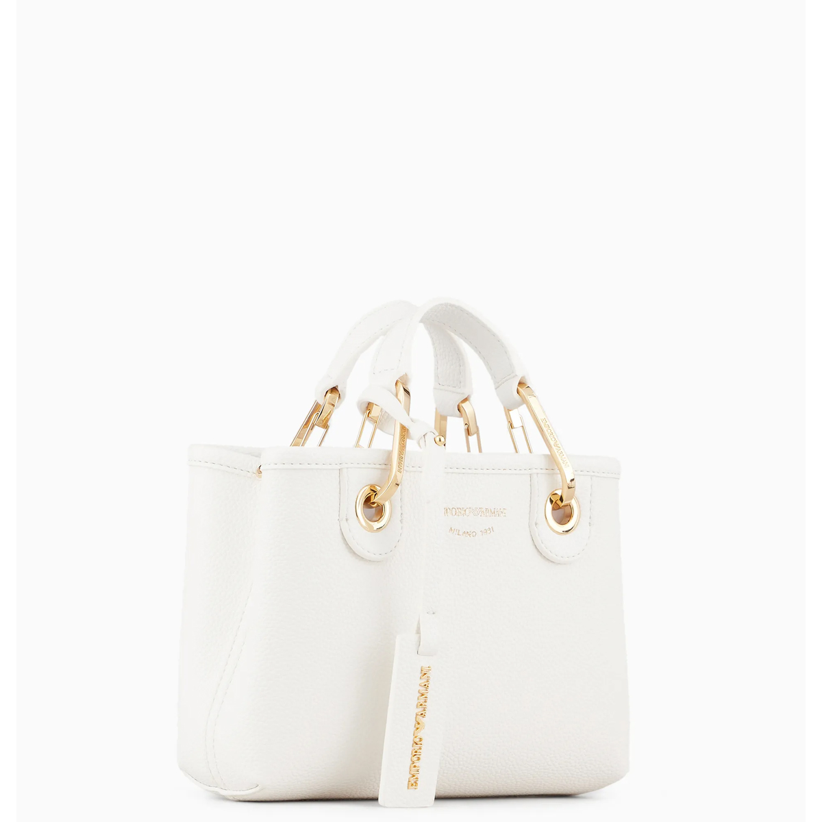 Emporio Armani Mini Borsa a mano MyEA Bianco Cuoio - 2