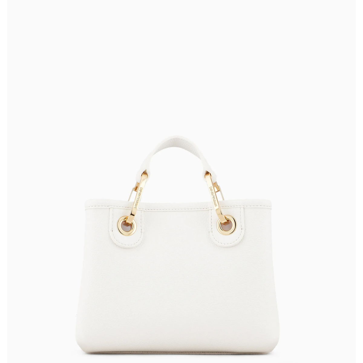 Emporio Armani Mini Borsa a mano MyEA Bianco Cuoio - 3