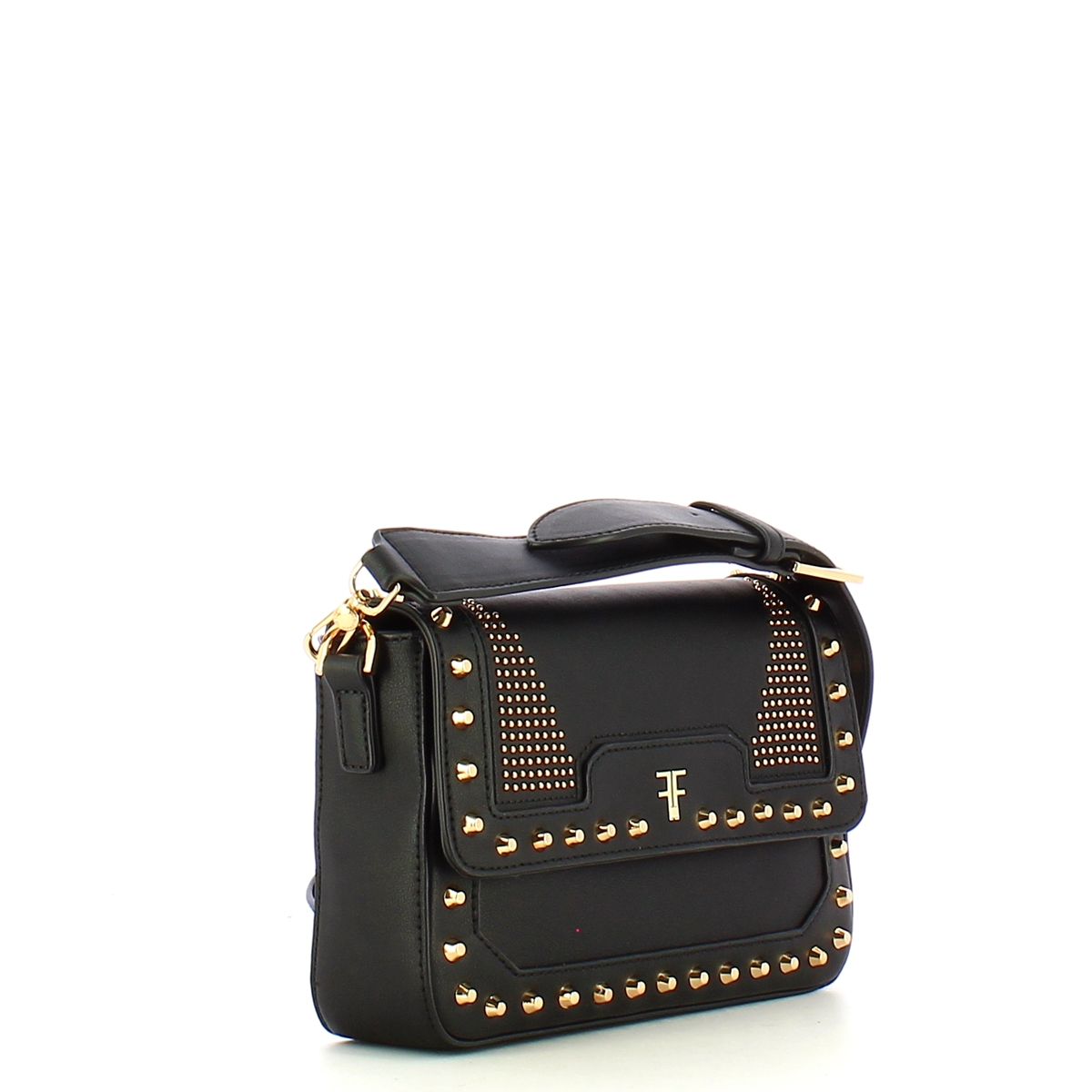 FRAC Borsa a tracolla con borchie Black - 2