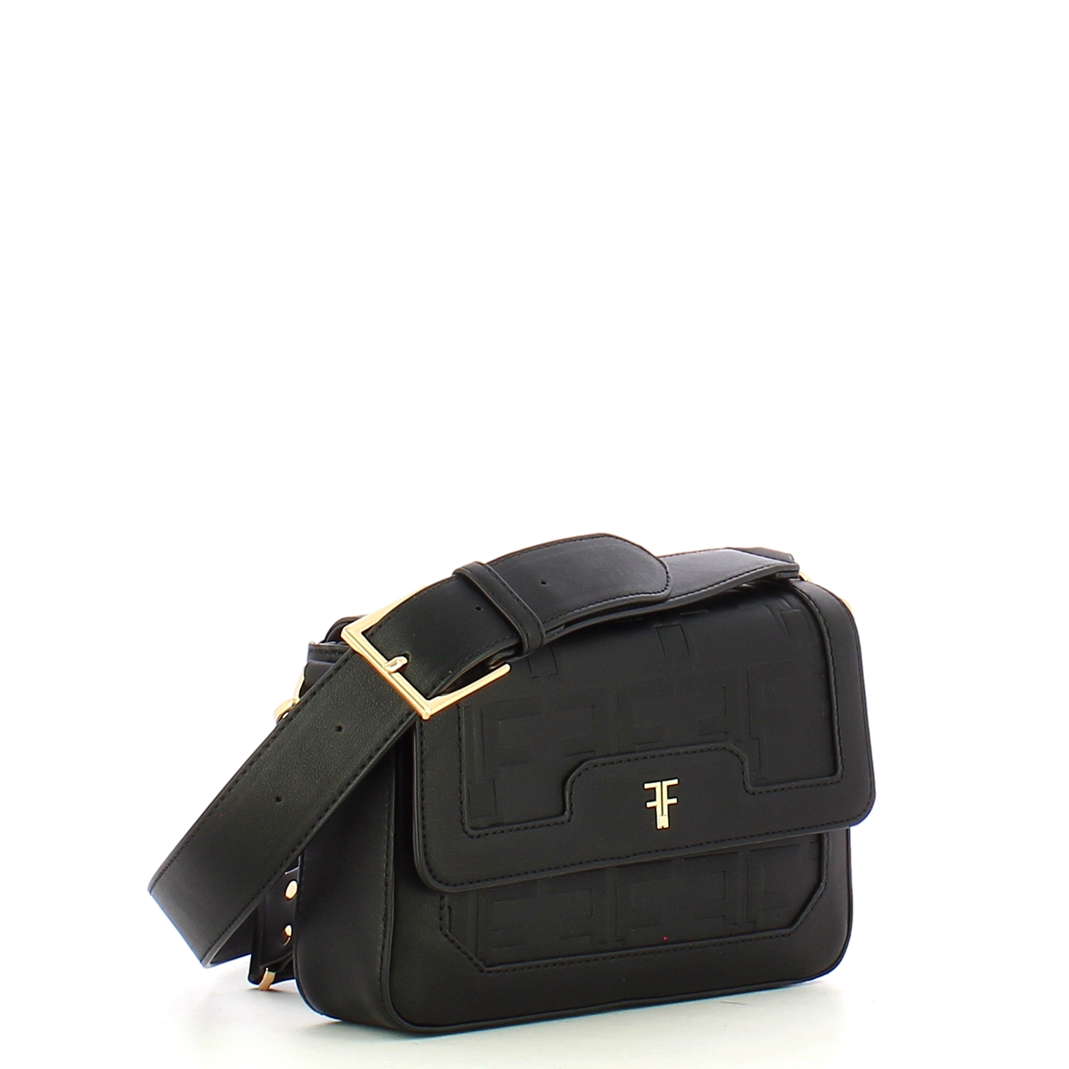 FRAC Borsa a tracolla logata Black - 2