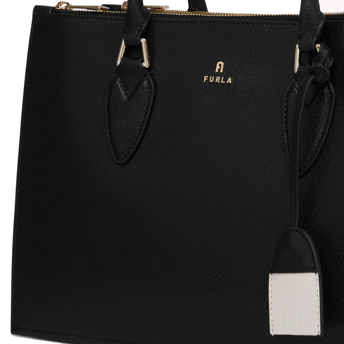 Furla Borsa a mano Magnolia M Nero Ciliegie Perla - 4