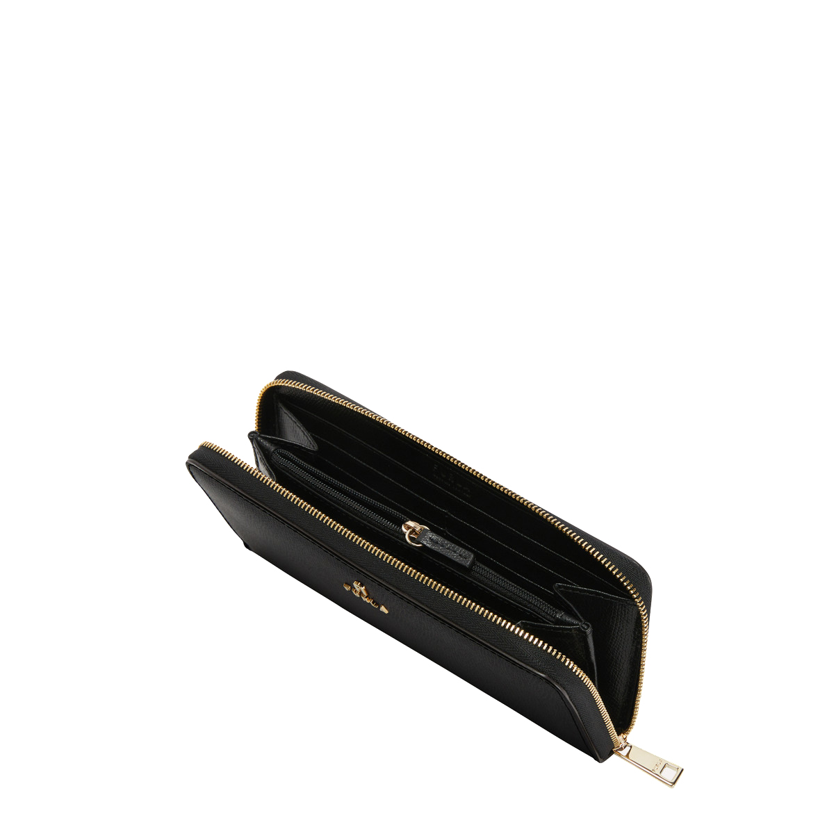 Furla Portafoglio Camelia Slim Zip Around Nero - 3