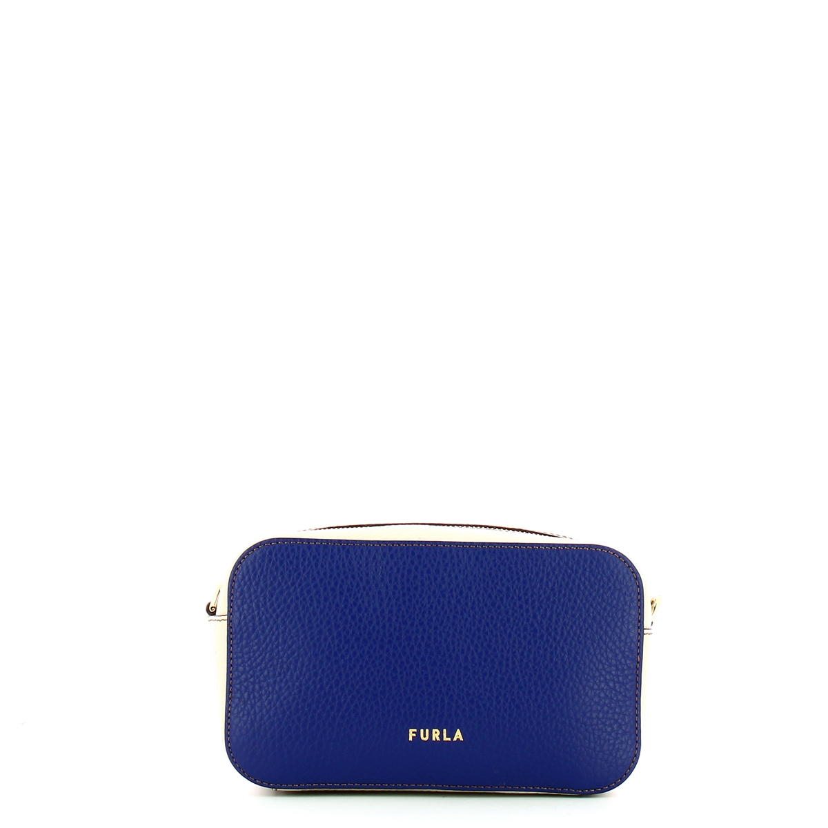 Furla Mini Borsa a bandoliera Primula Colorblock Pacific Perla Cognac - 3