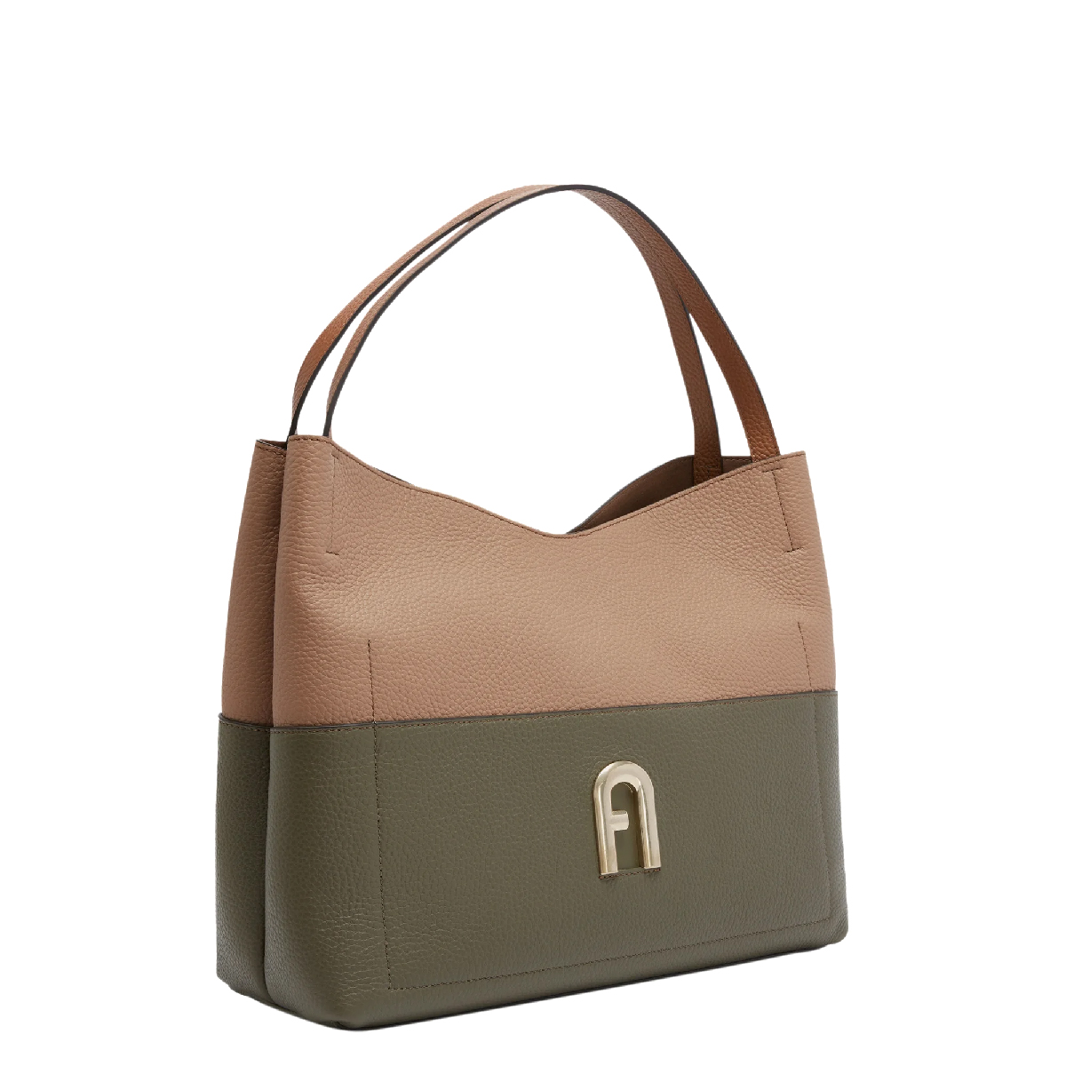 Furla Hobo Bag Primula L Salvia Greige Cognac - 2