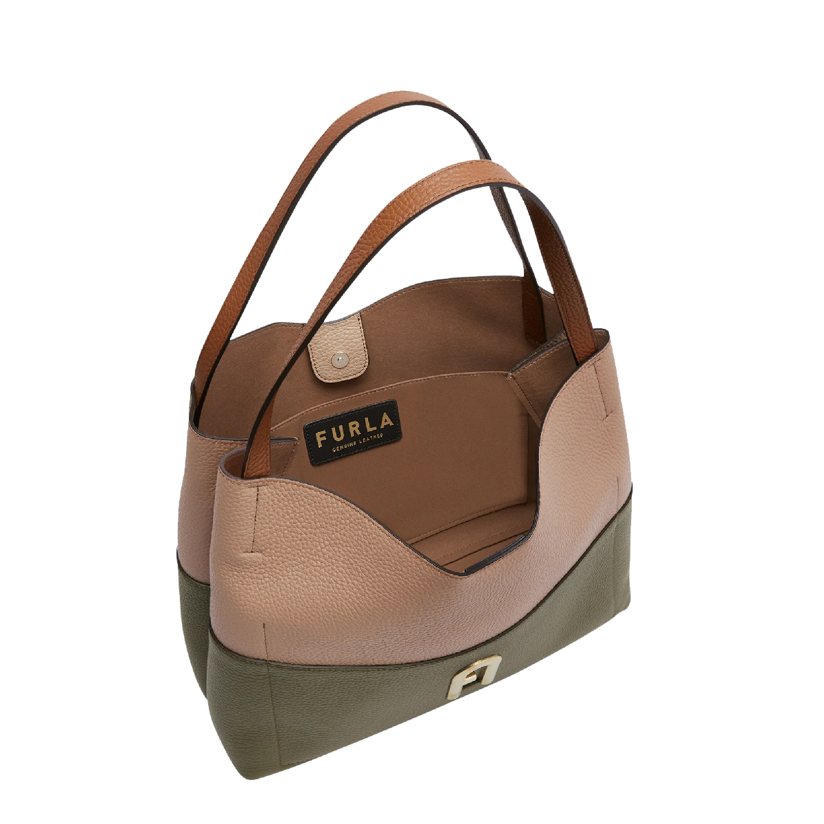 Furla Hobo Bag Primula L Salvia Greige Cognac - 5