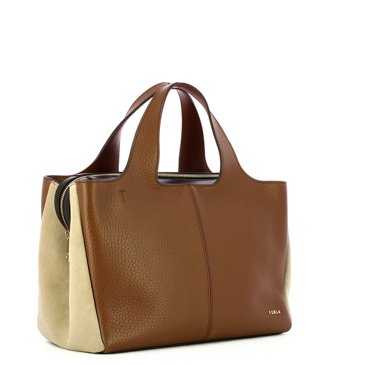 Furla Borsa a mano Elsa M Praline Earth - 2