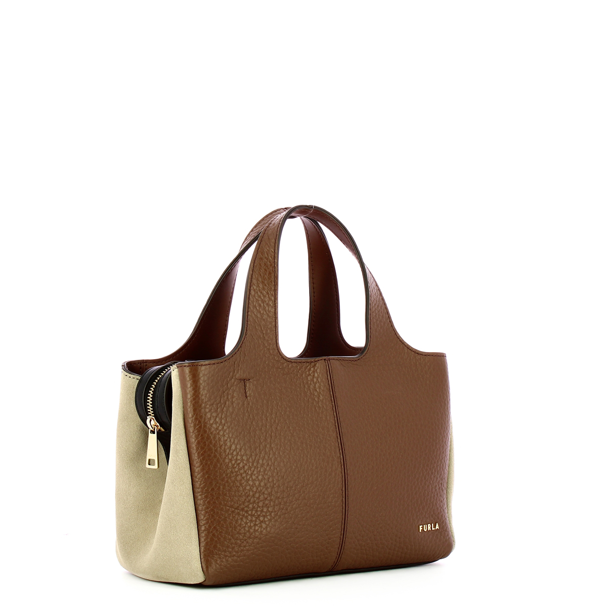 Furla Borsa a mano Elsa S Praline Earth - 2