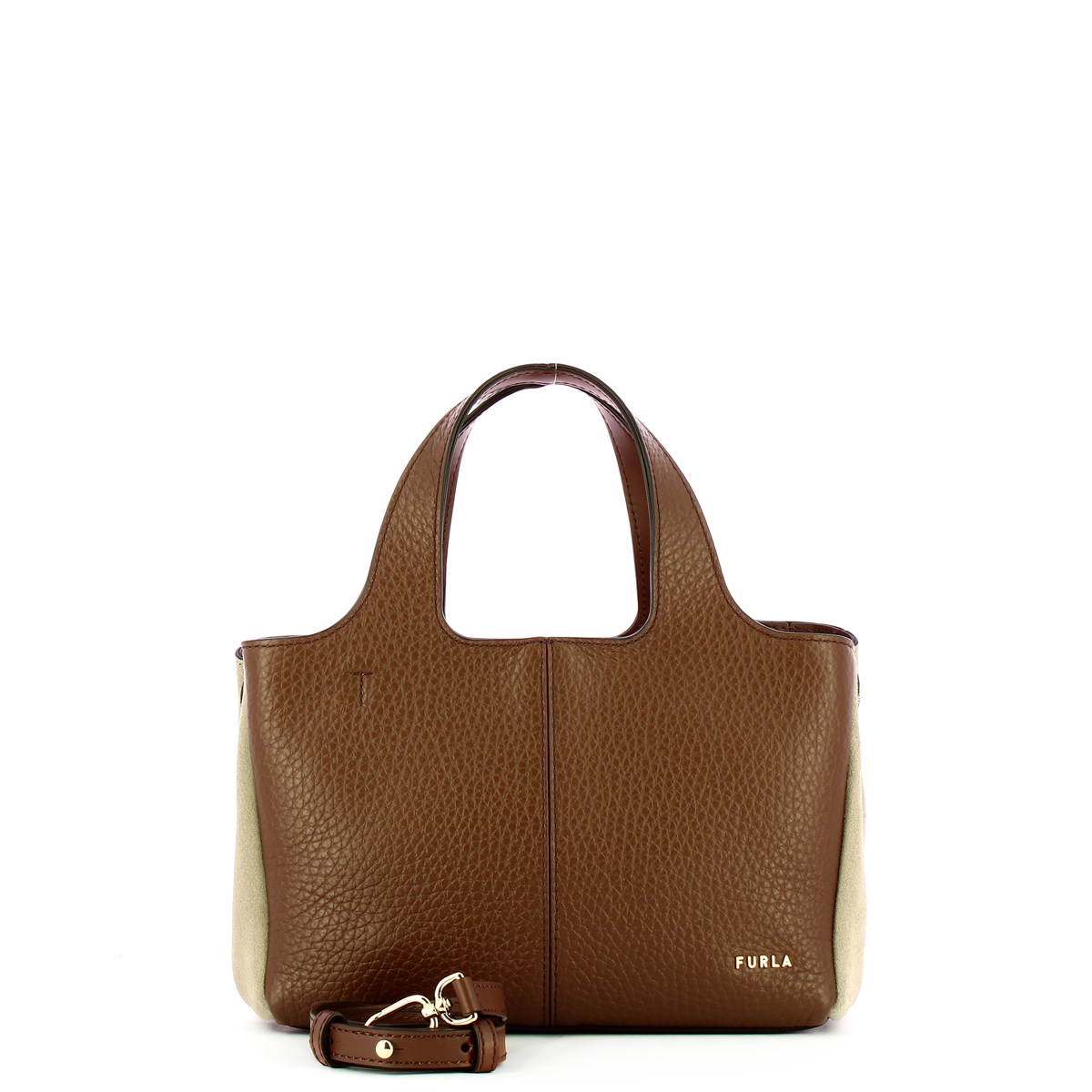 Furla Borsa a mano Elsa S Praline Earth - 4