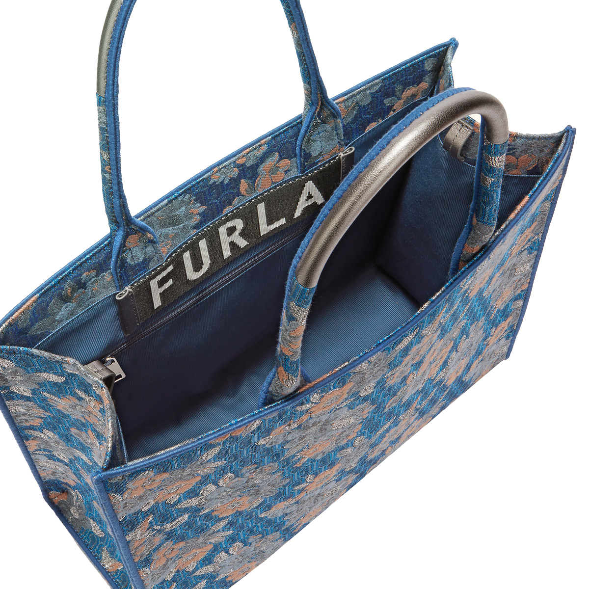 Furla Borsa a mano Opportunity L Toni Azzurrite - 5