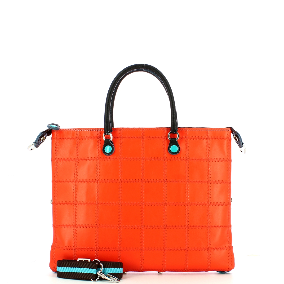 Gabs Borsa G3 M Patchwork Arancio Opaco - 4