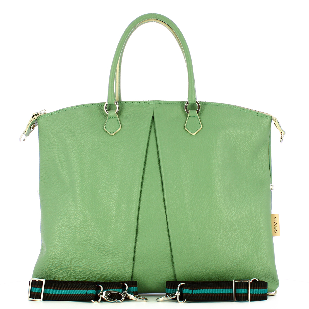 Gabs Borsa a mano Ella L Bull Fold Tea Verde - 4