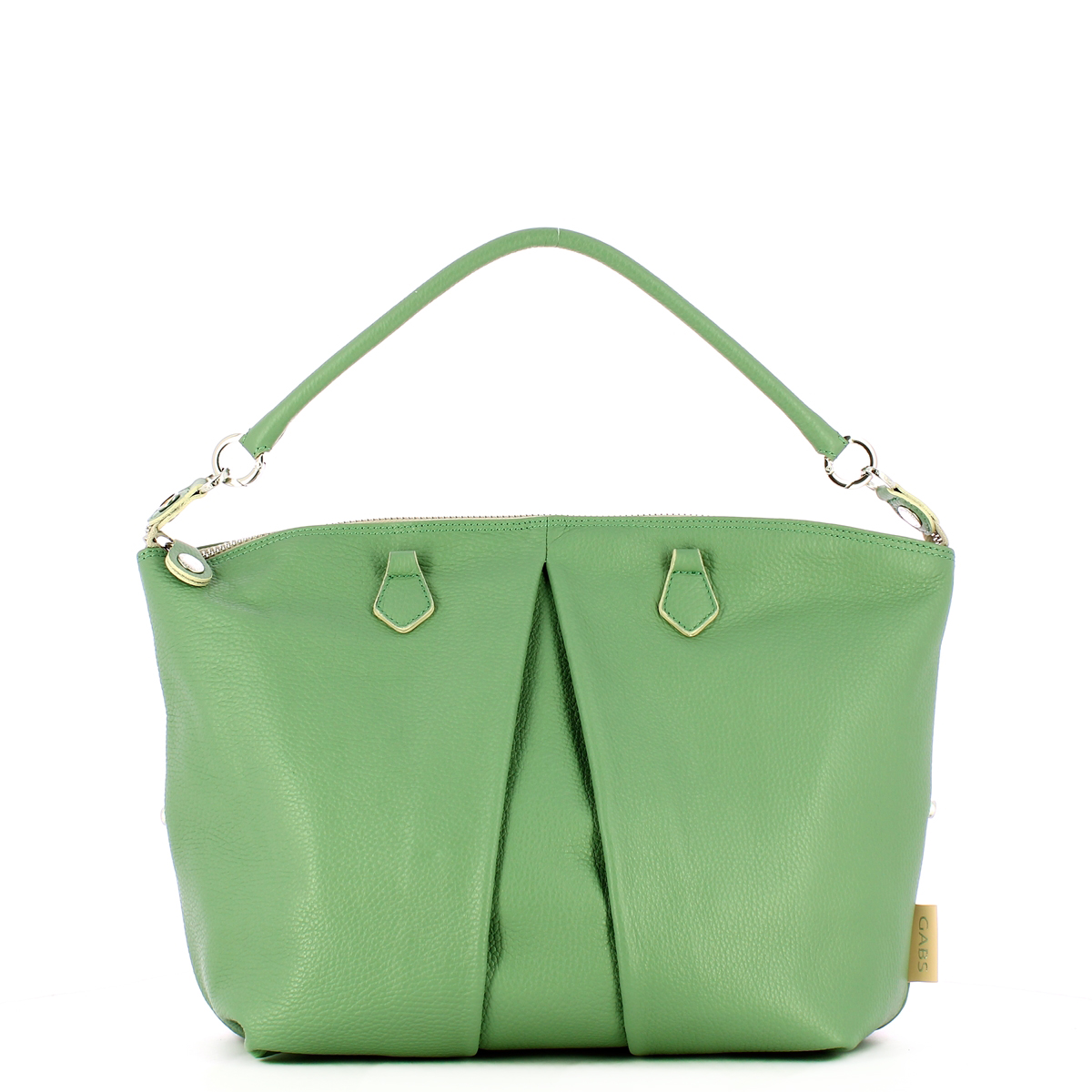 Gabs Borsa a mano Ella L Bull Fold Tea Verde - 7