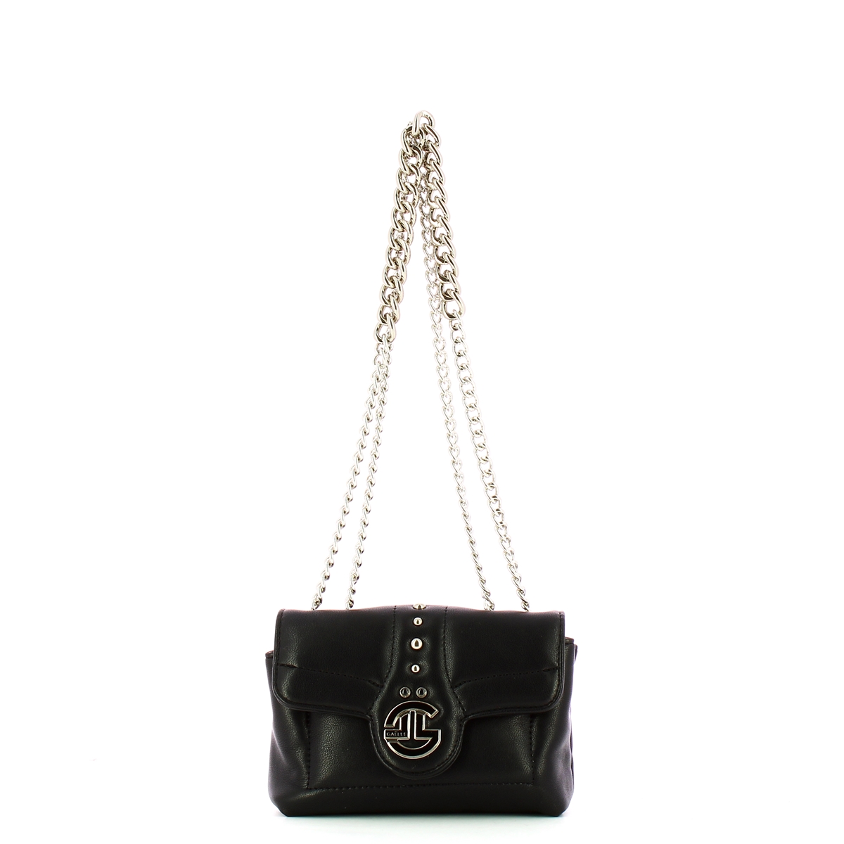 Gaëlle Borsa a spalla Small con logo monogram Nero - 1