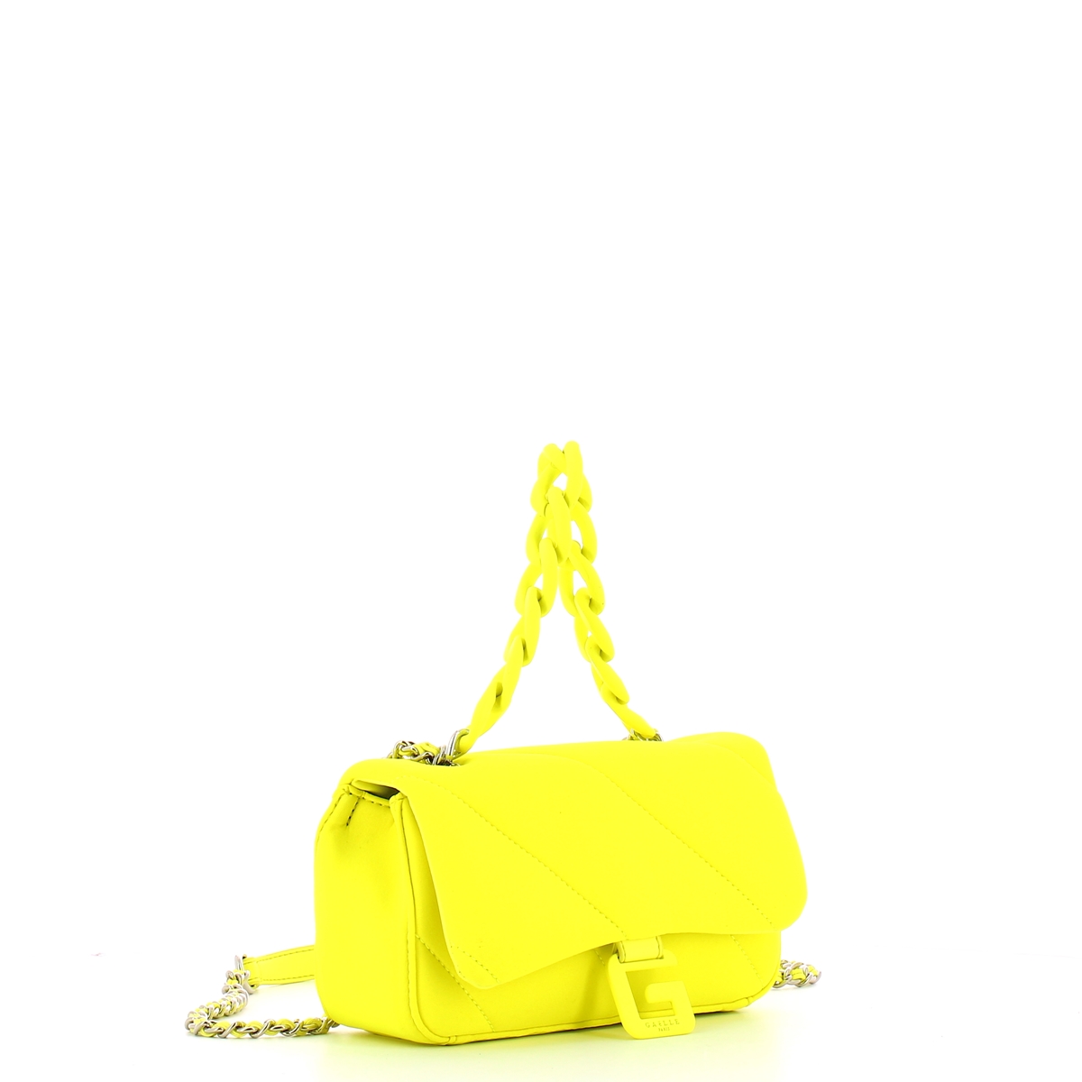 Gaëlle Borsa a mano in neoprene Giallo Fluo - 2