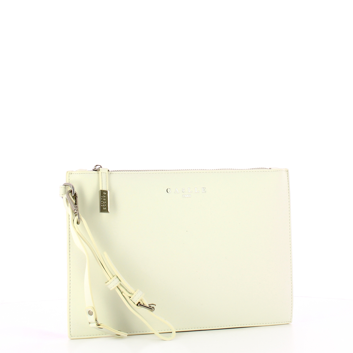 Gaëlle Pochette in similpelle liscia Bianco - 2