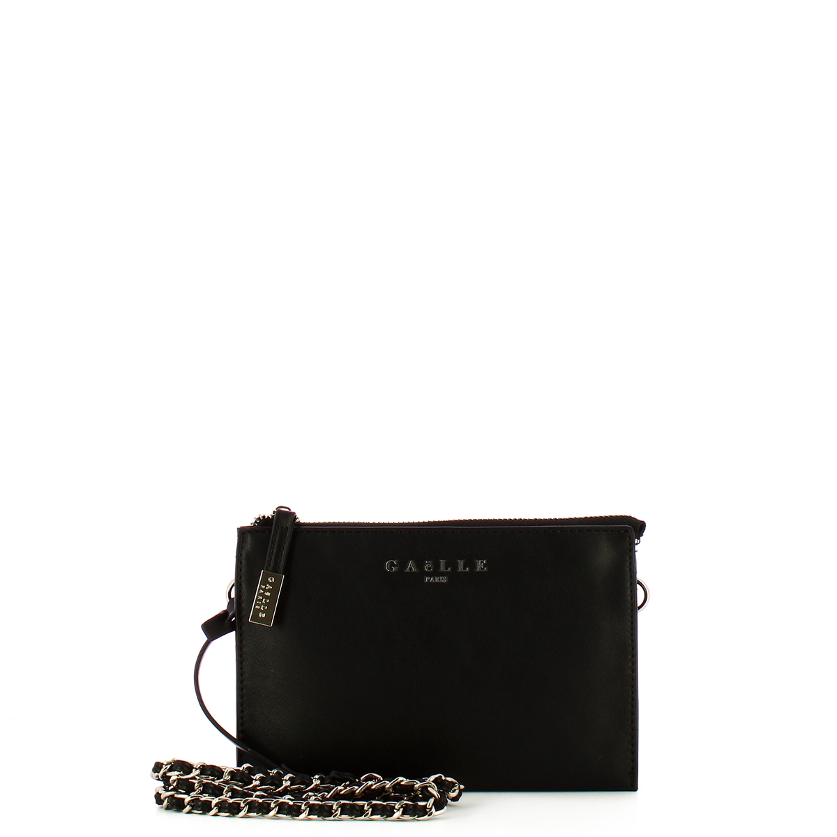 Gaëlle Pochette in similpelle liscia Nero - 4