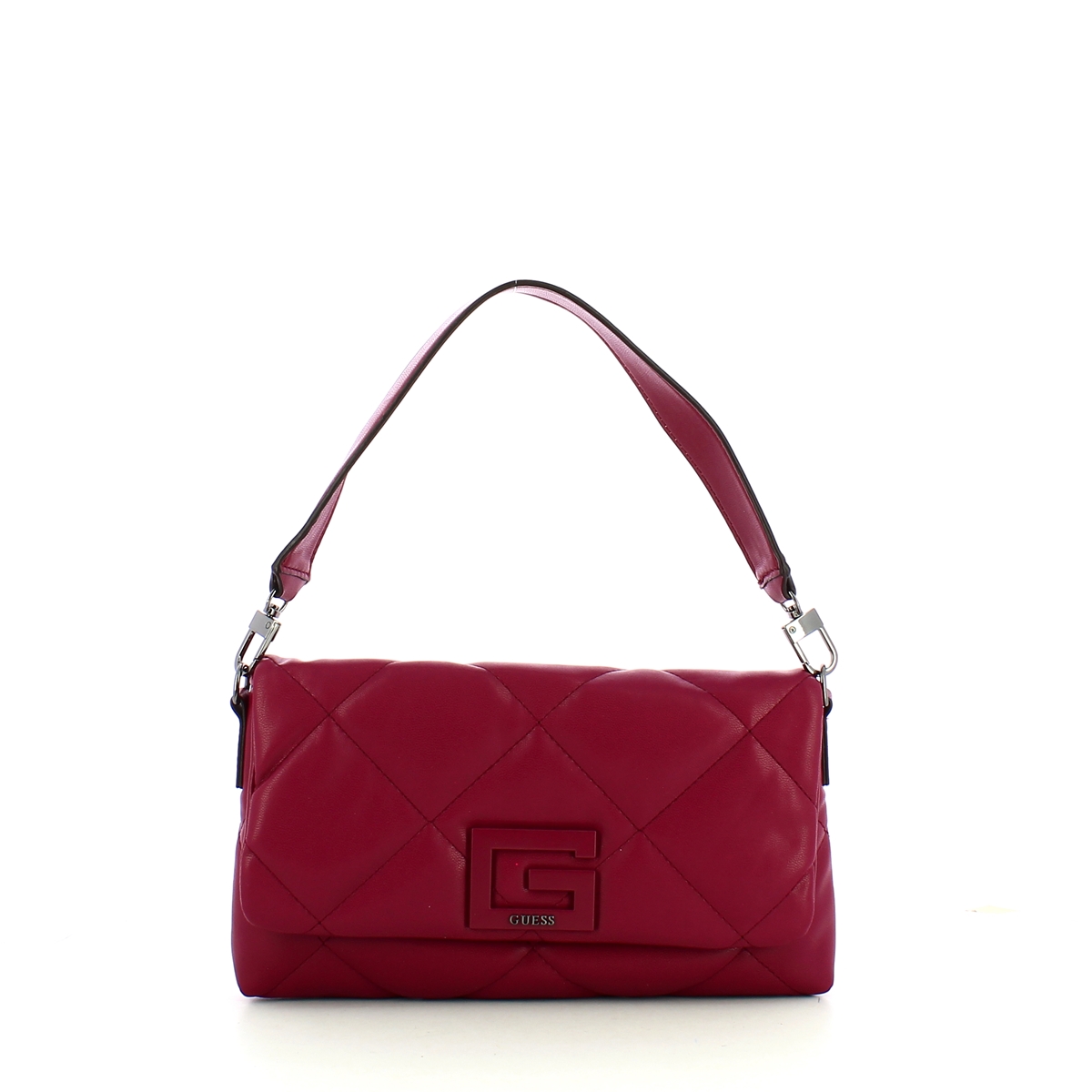 Guess Borsa a spalla Brightside trapuntata Plum - 1