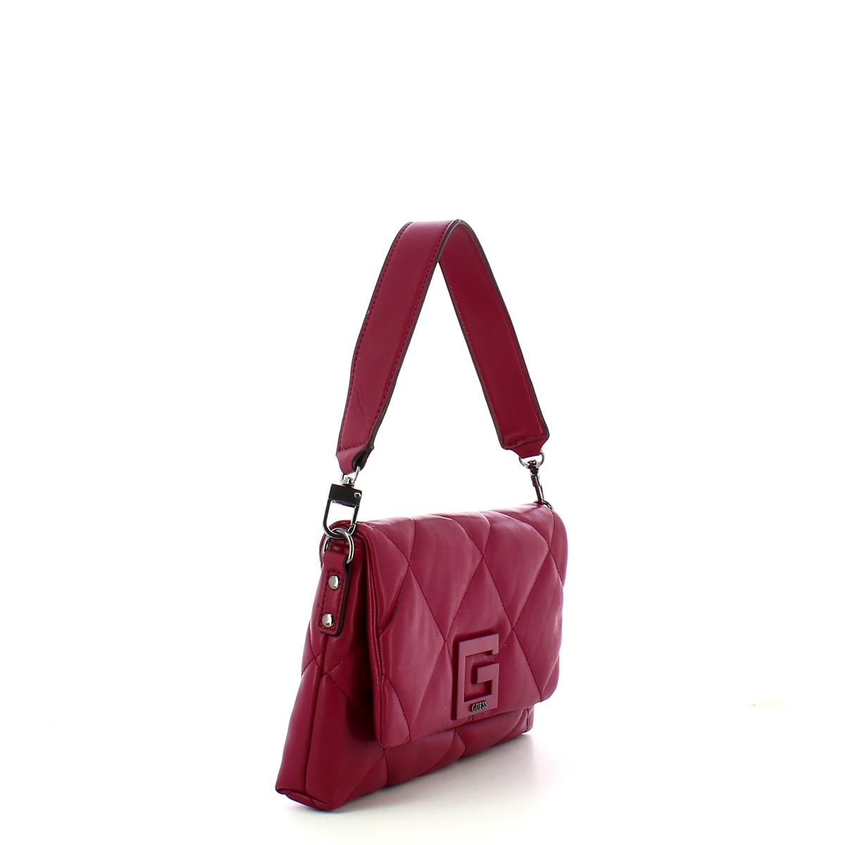 Guess Borsa a spalla Brightside trapuntata Plum - 2