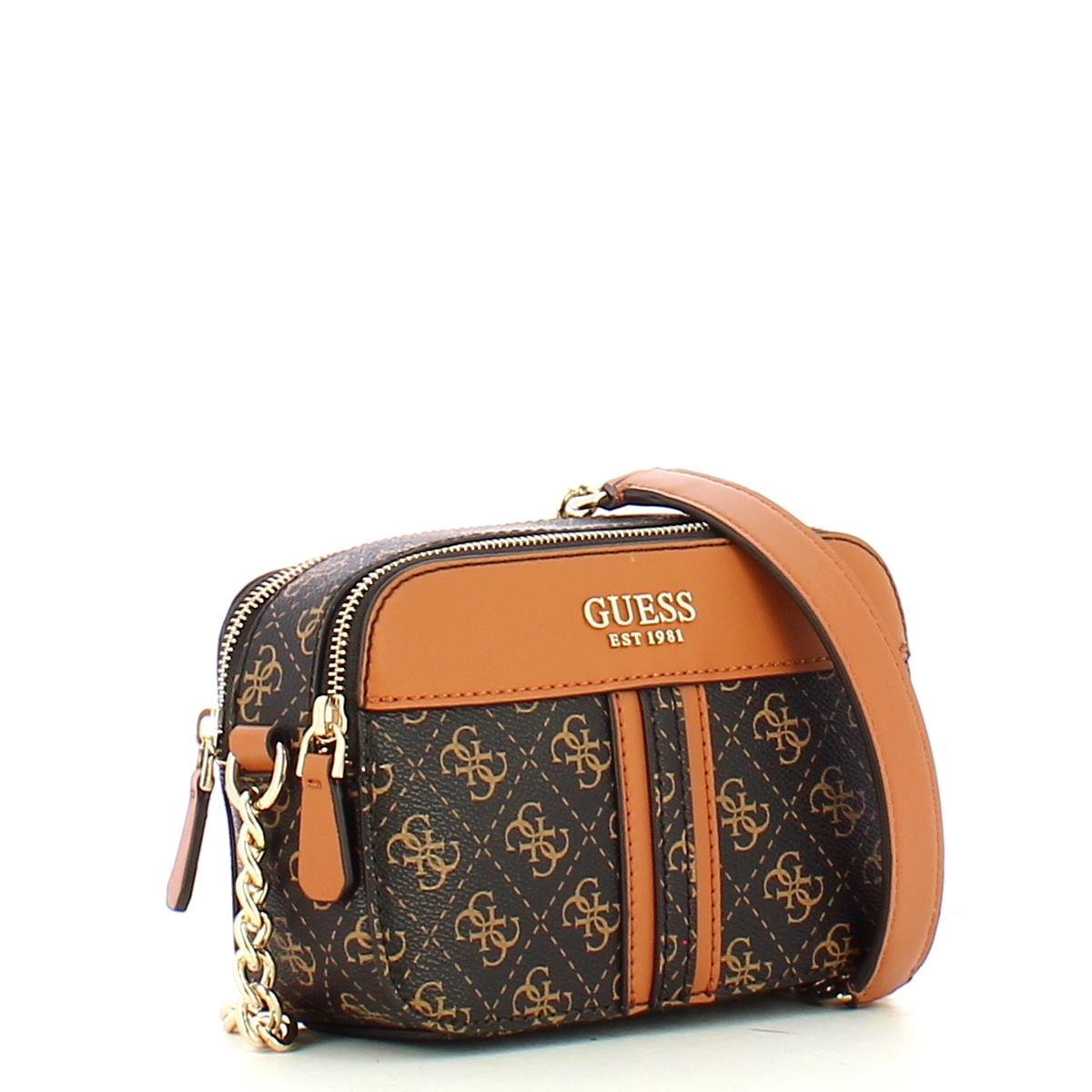 Guess Camera Bag Noelle Brown Cognac - 2