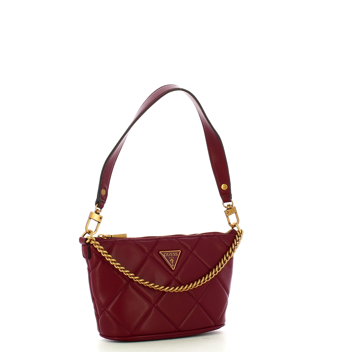 Guess Borsa a spalla trapuntata Cessily Merlot - 2