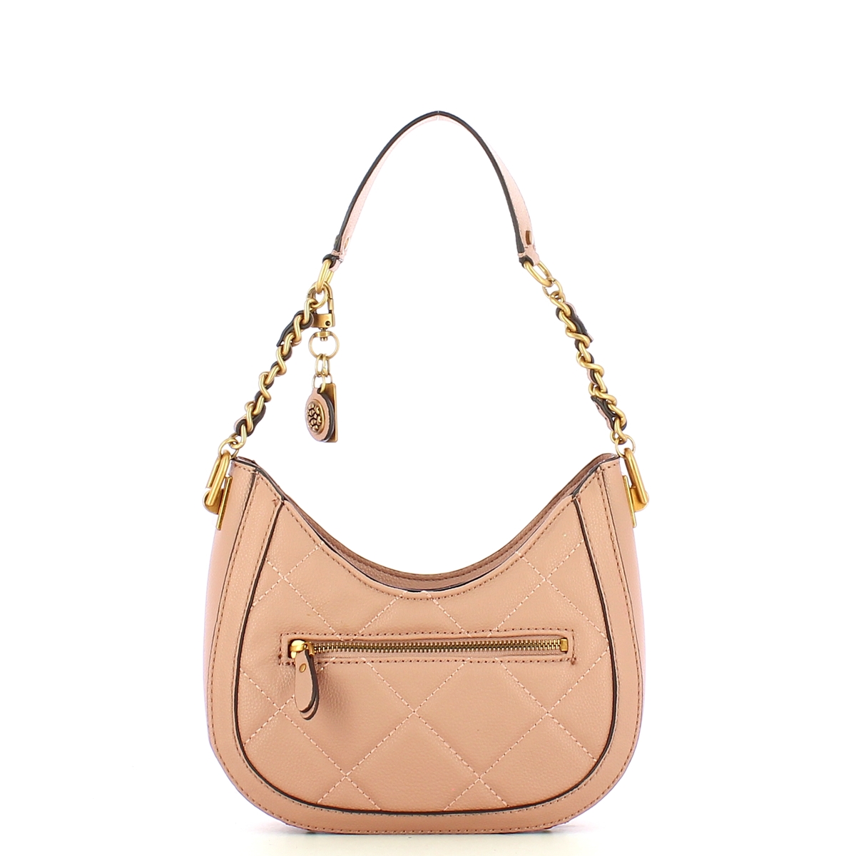 Guess Mini Hobo Bag trapuntata Abey Rosewood - 3