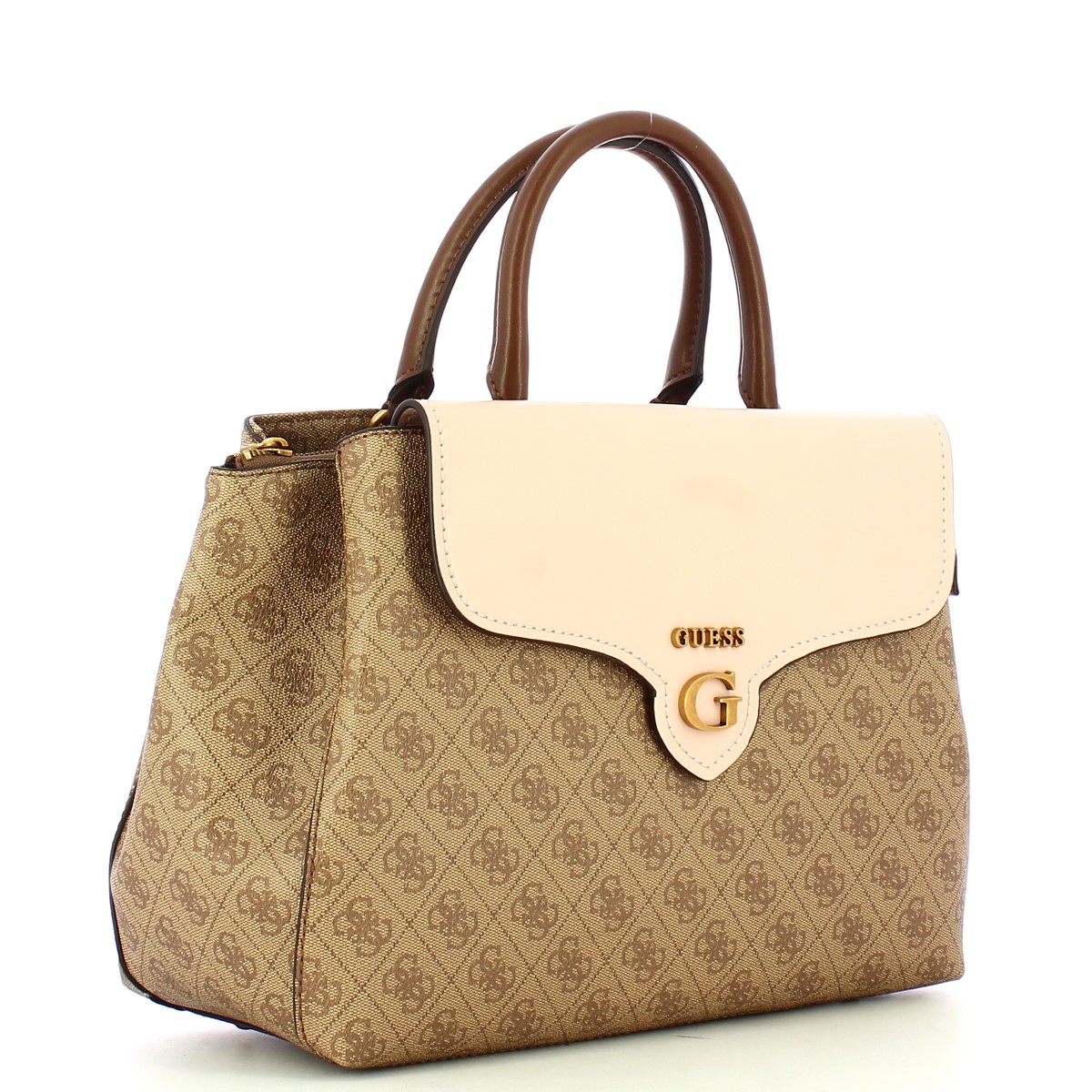 Guess Borsa a mano Rossana Latte Logo Shell - 2