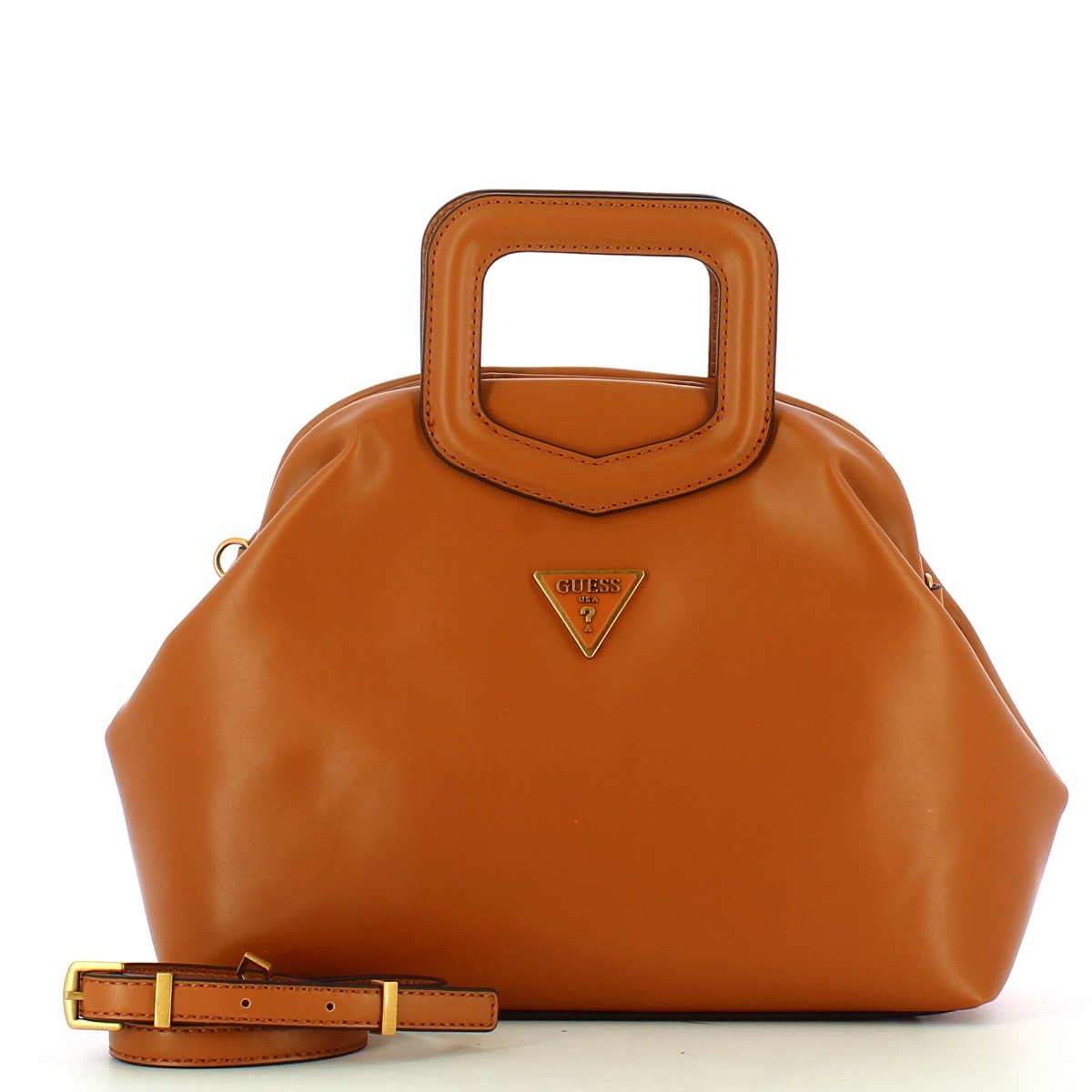 Guess Borsa a mano Errin Frame Cognac - 4