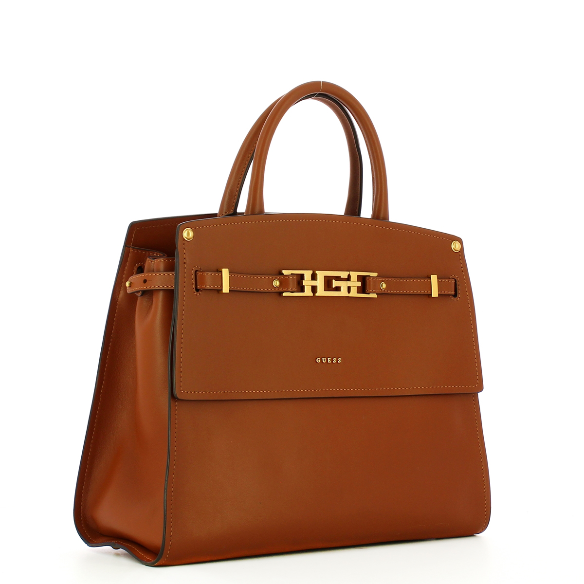 Guess Borsa a mano in pelle Cristina Cognac - 2