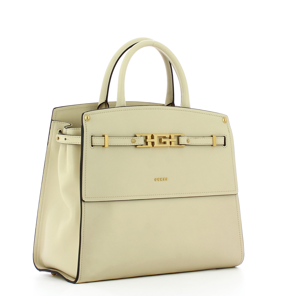 Guess Borsa a mano in pelle Cristina Ivory - 2