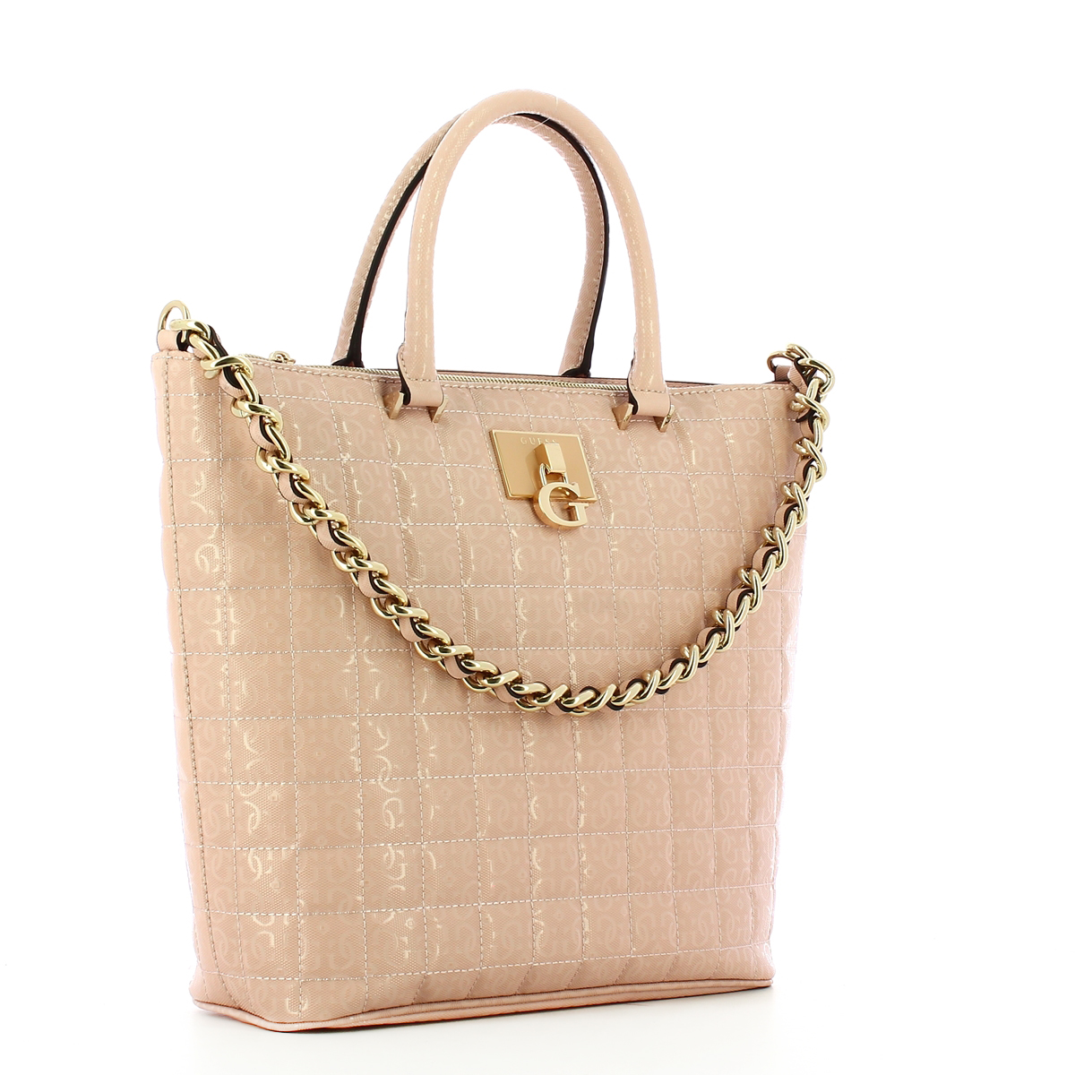 Guess Borsa a mano Kobo trapuntata Powder Pink Multi - 2