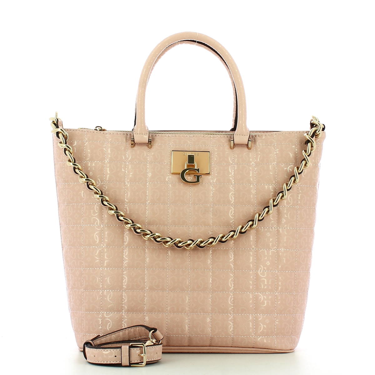 Guess Borsa a mano Kobo trapuntata Powder Pink Multi - 4