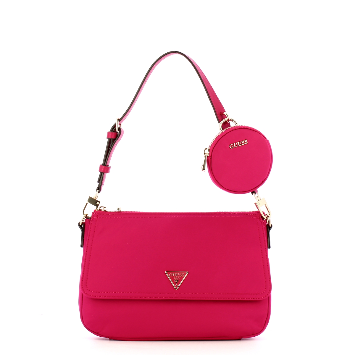 Guess Borsa a spalla Eco Gemma Magenta - 1